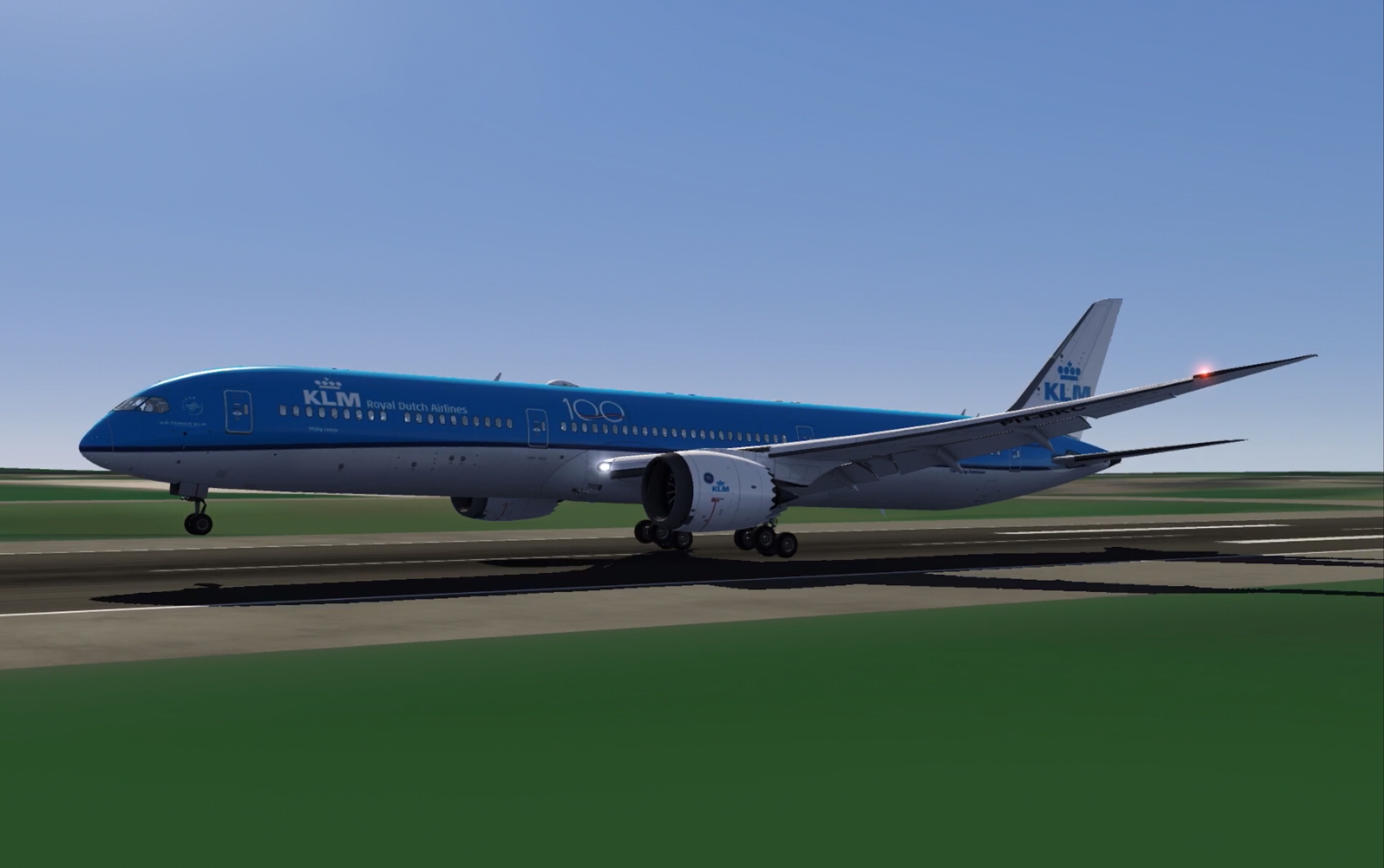 【af2022】荷兰航空b787-10荷兰阿姆斯特丹机场降落