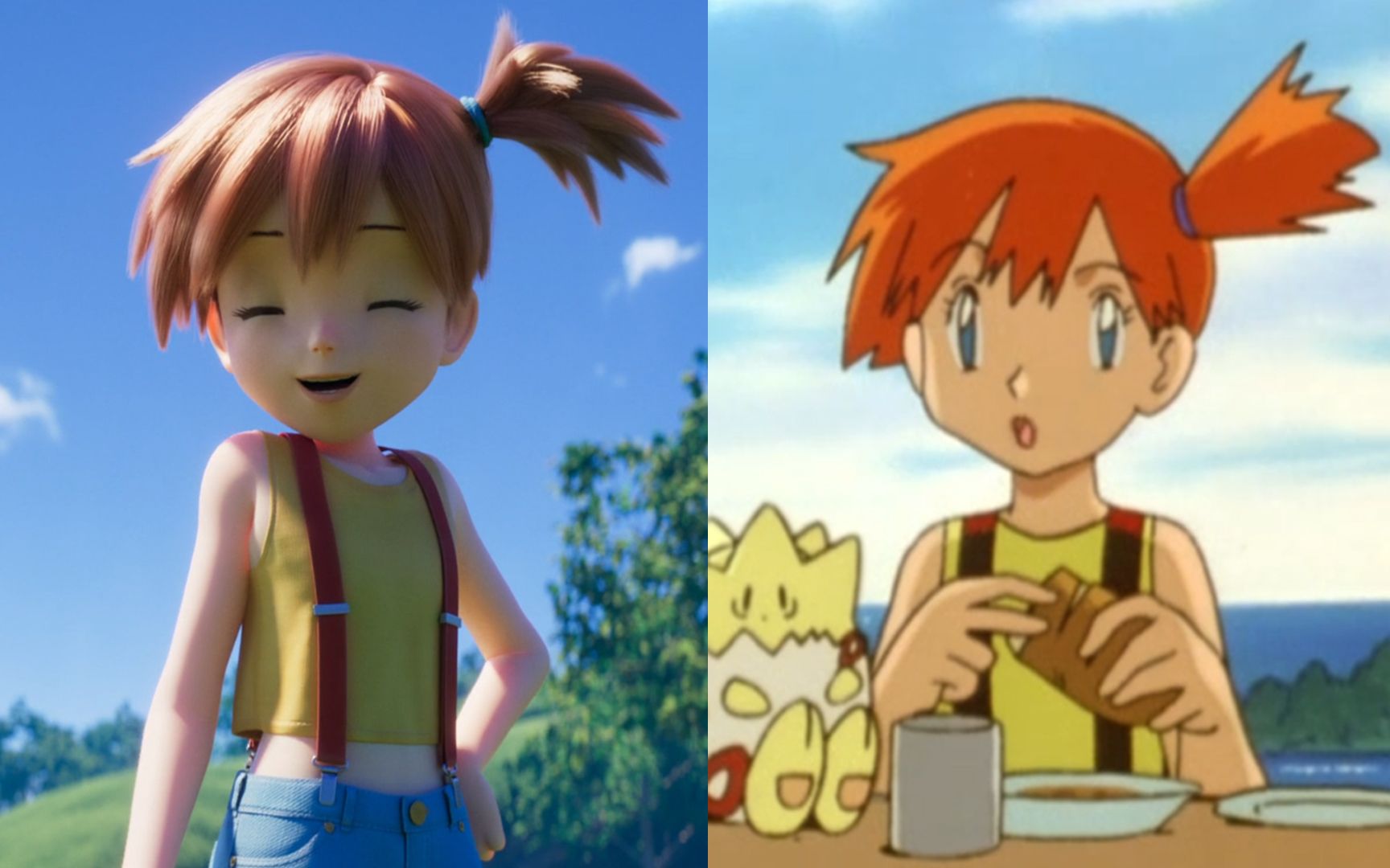 《精灵宝可梦:超梦的逆袭·进化》没有原作好看,小霞微妙的很丑_哔哩