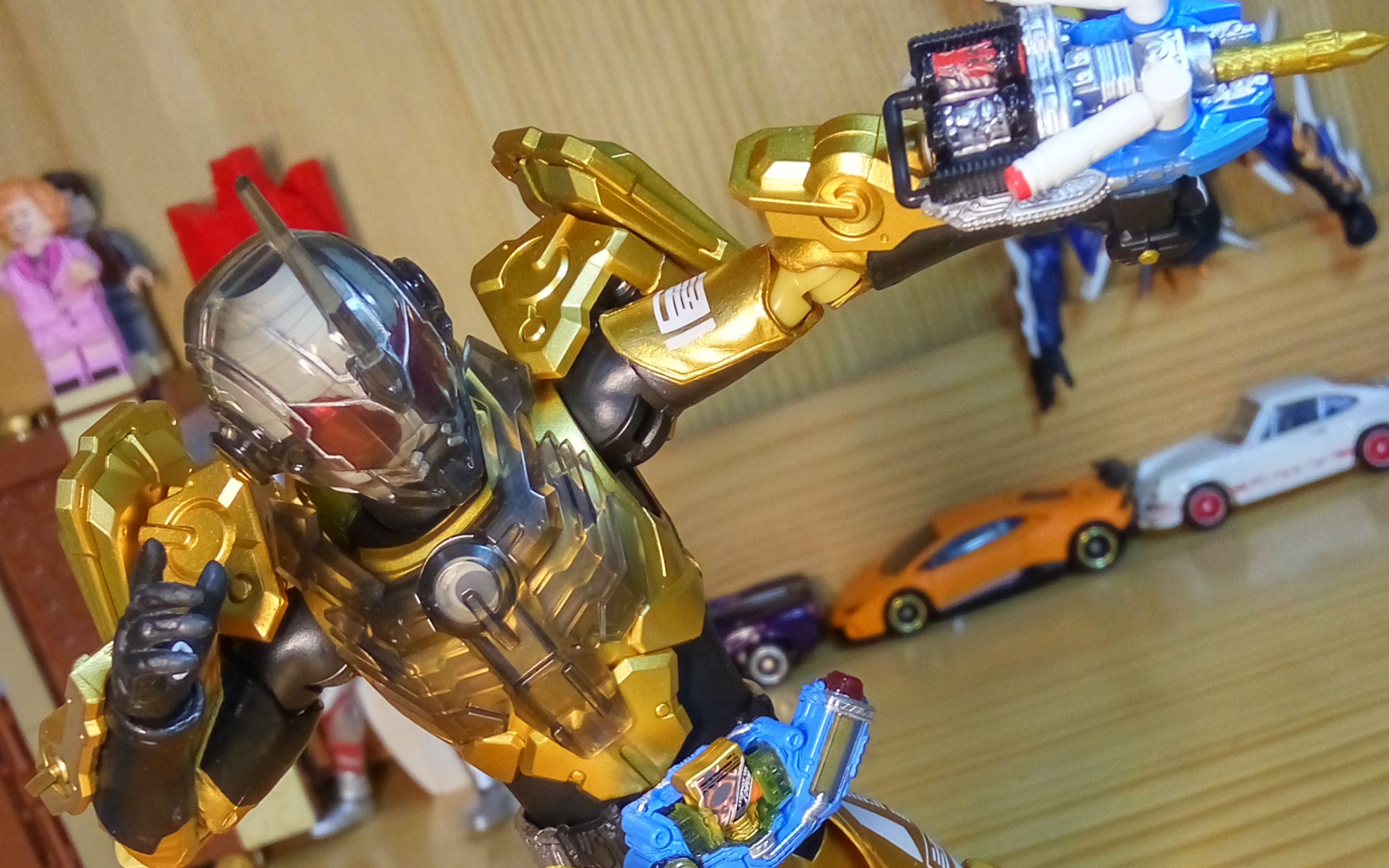 [金老师的模玩分享52]咪碳~~~ 假面骑士grease shf 魂限定 红爹 猿渡