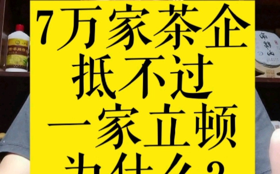 7万家茶企抵不过一家立顿,为什么?哔哩哔哩bilibili