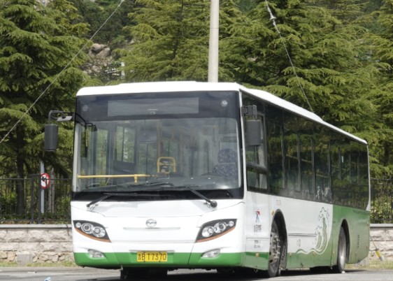 青岛公交深圳五洲龙fdg6123evg原声原速【青岛公交370路】