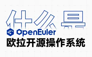 Tải video: 被华为捐赠的操作系统 - openEuler 到底是个怎样的操作系统？