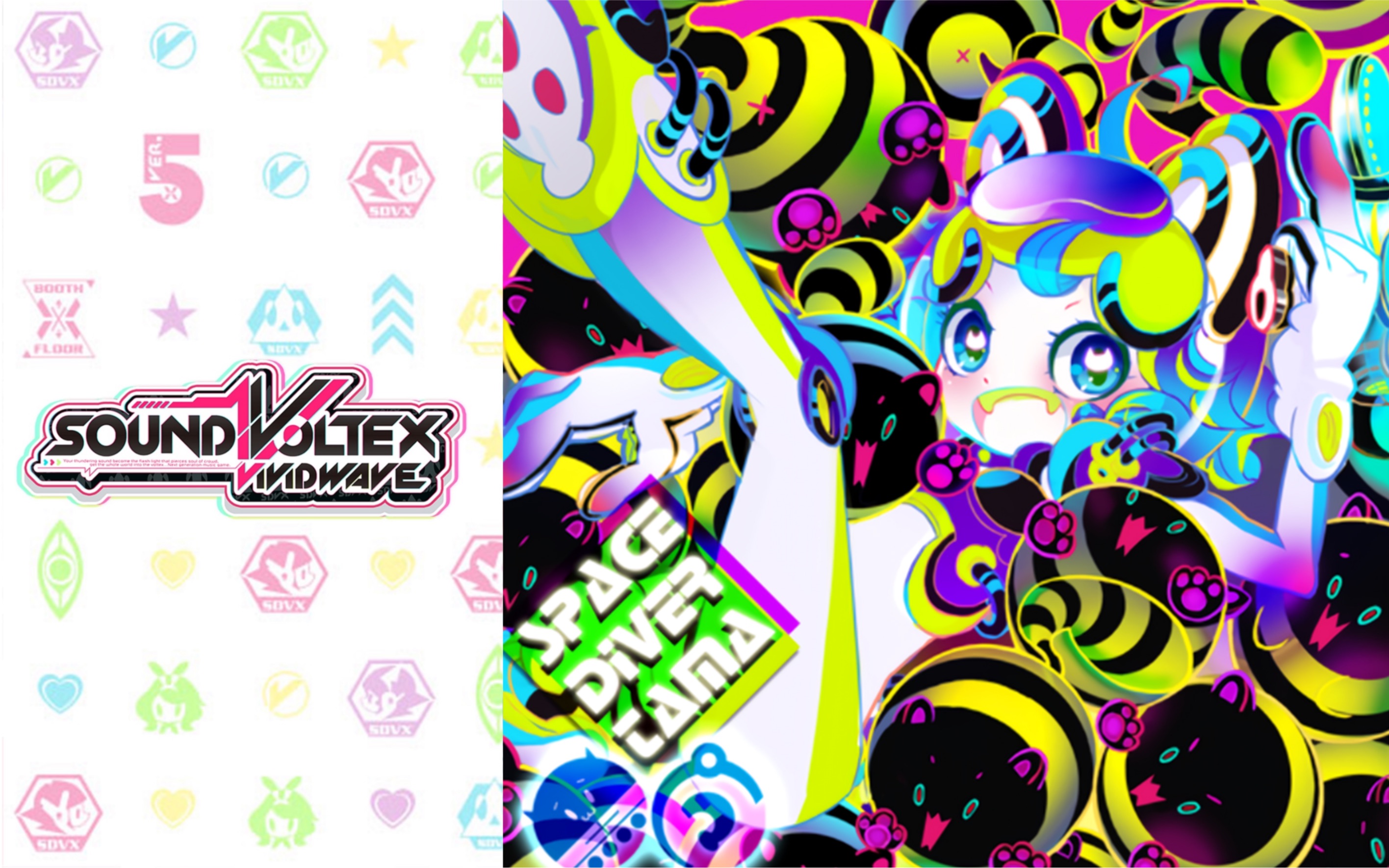 【sdvx v】space diver tama - 黒魔(hvn)990k s