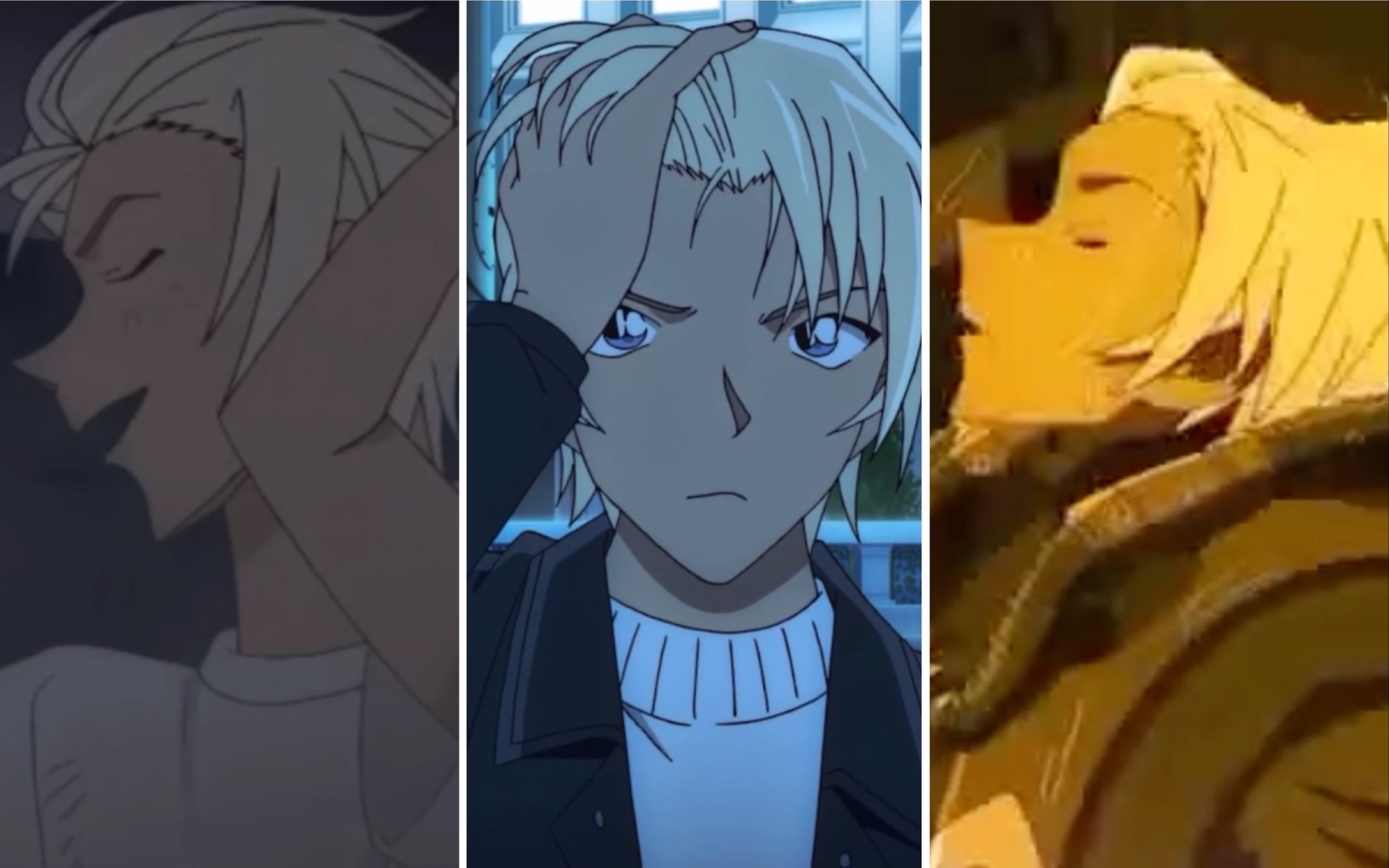 柯南剧场版 安室透 撩发三连