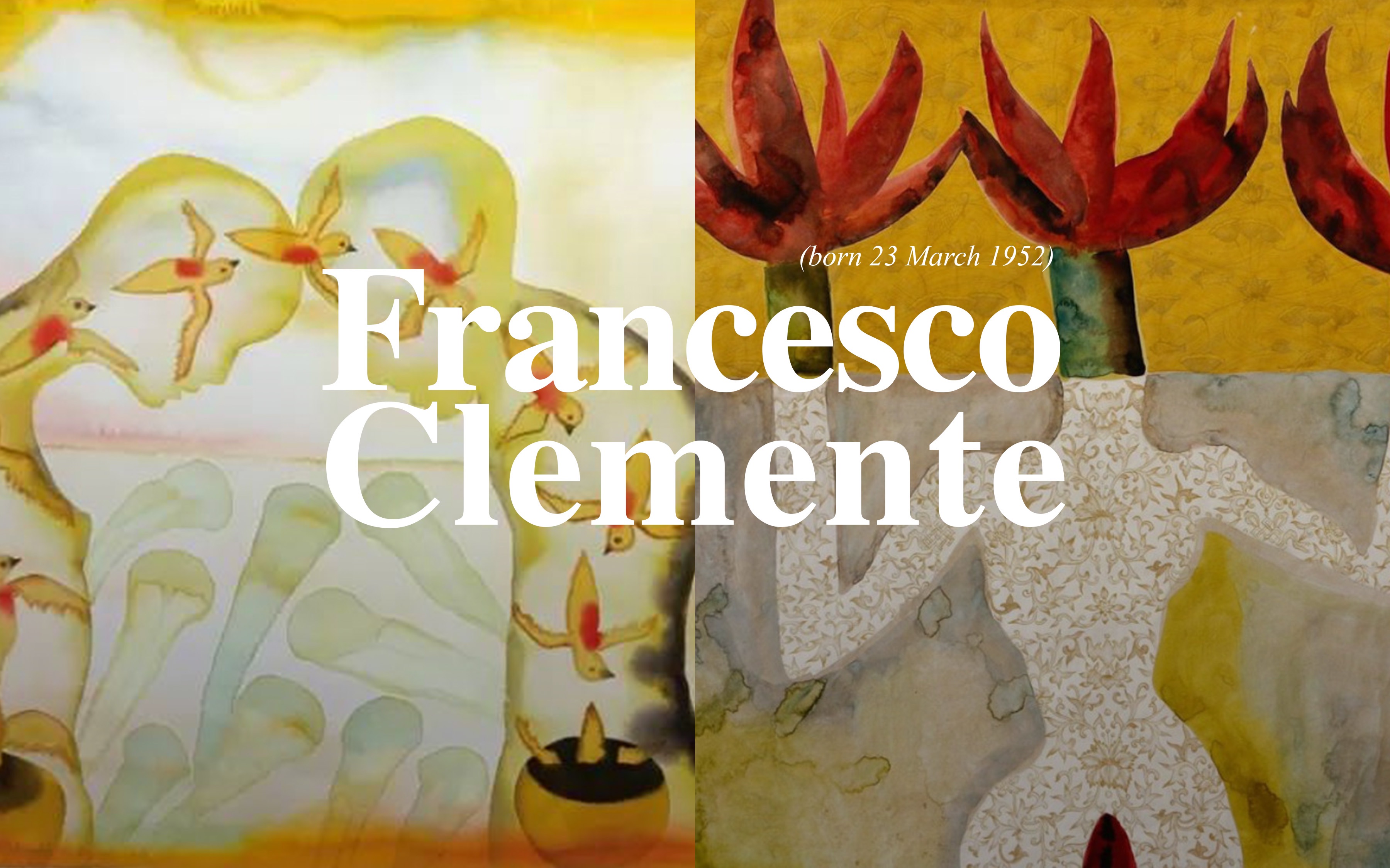 [图]【遇见艺术】弗朗切斯科·克莱门特 Francesco Clemente | 见证沉思