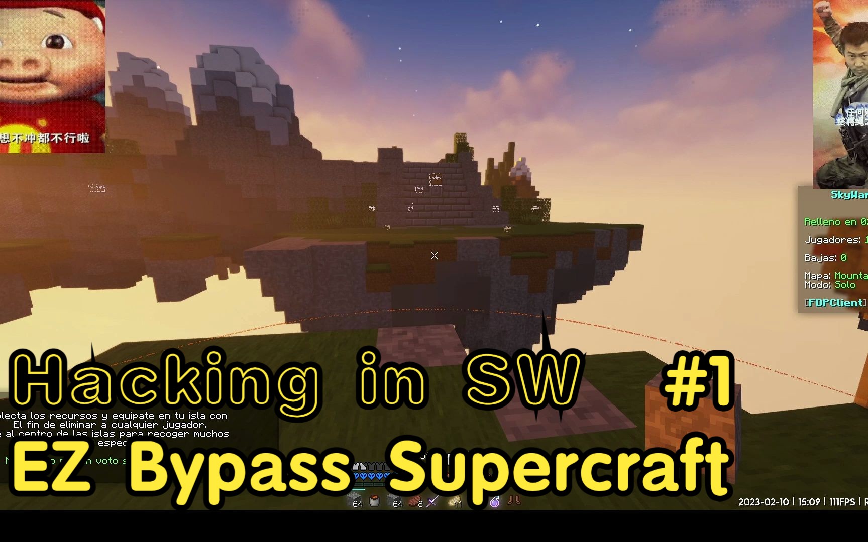 [图]Hacking in Supercraft SkyWars #1