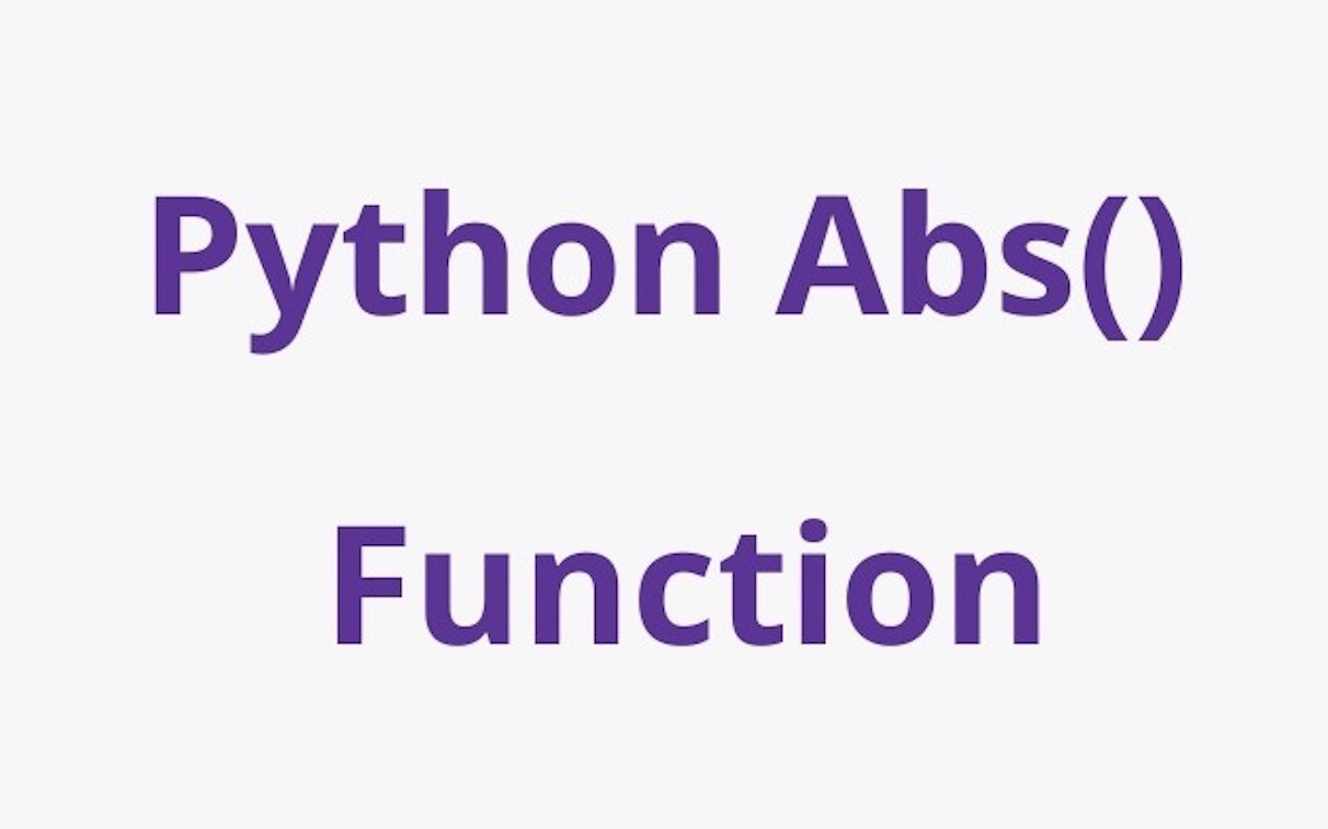 【思维教学】Python3 abs() absolute value 绝对值哔哩哔哩bilibili