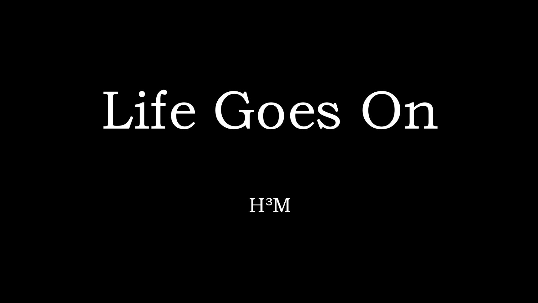 [图]Life Goes On 粤拼歌词版