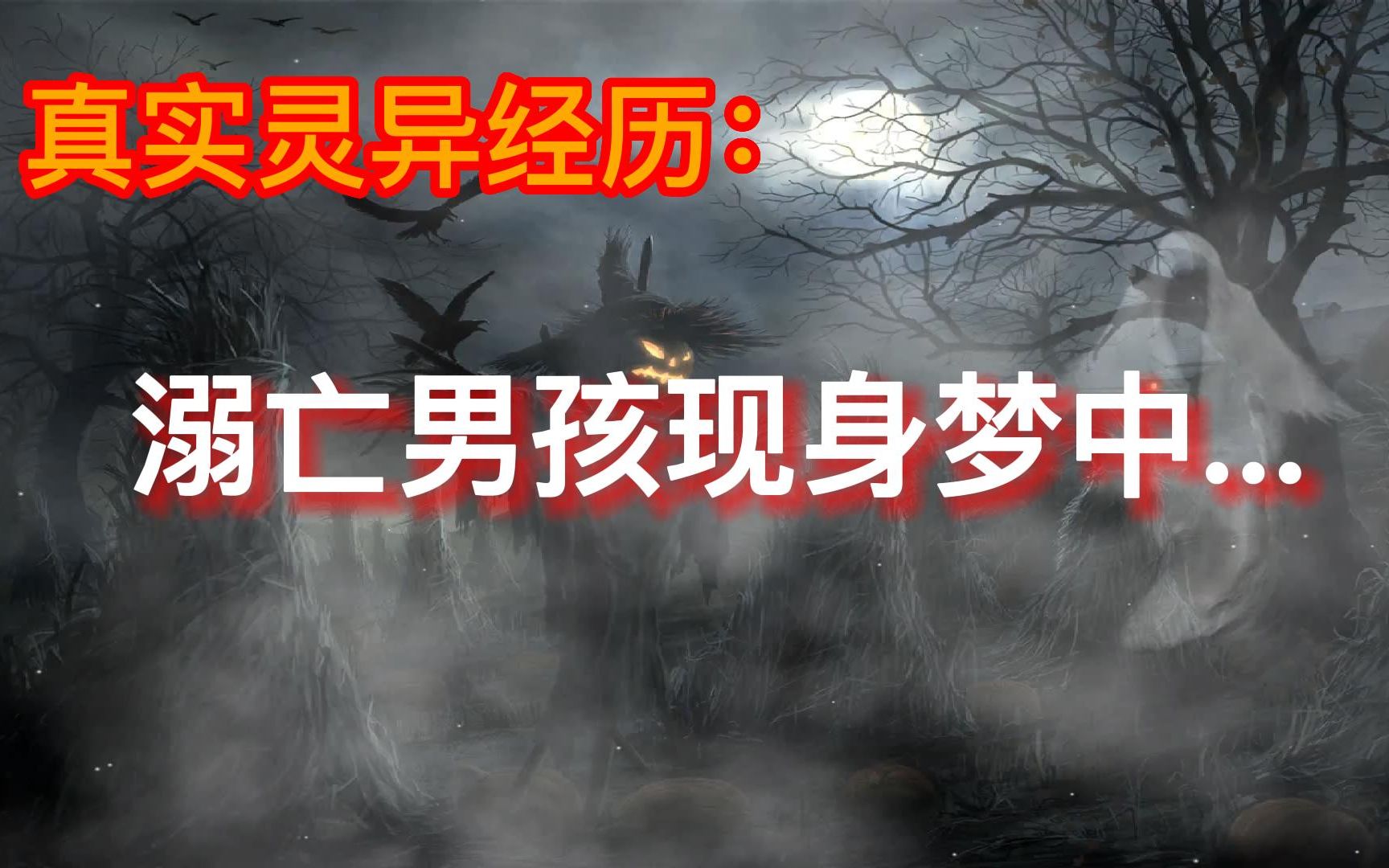 真实灵异事件:溺亡男孩现身梦中。都市传说:女孩误入诡异空间-讲故事的方方-讲故事的方方-哔哩哔哩视频