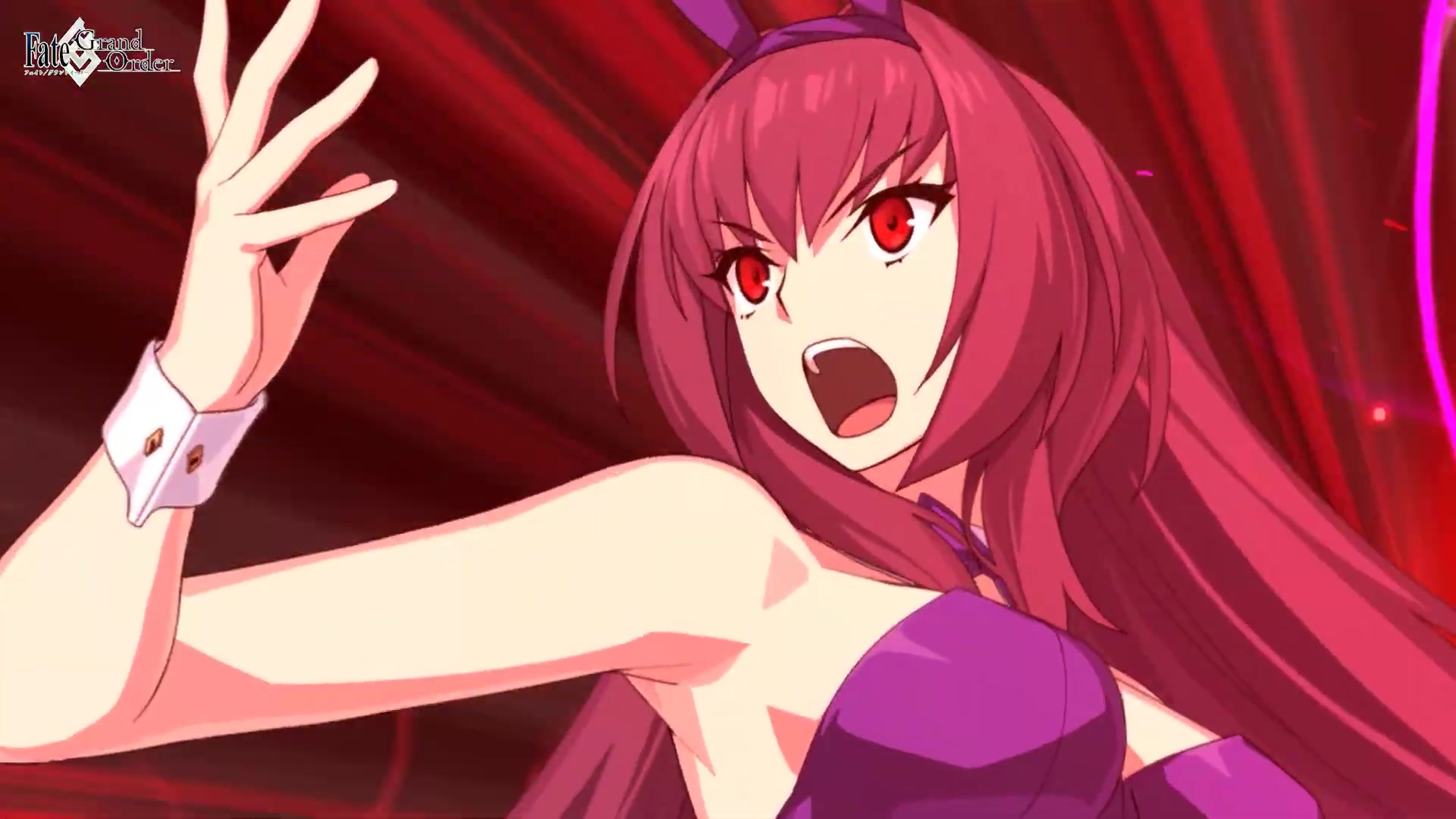 【fgo】斯卡哈 兔女郎灵衣宝具动画_哔哩哔哩 (゜-゜)つロ 干杯~-bili