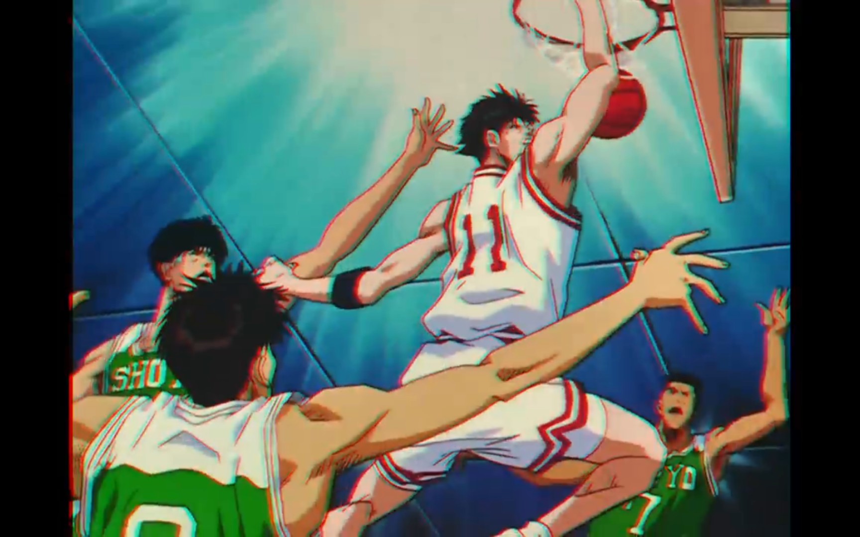 燃爆全场!流川枫的篮球传奇,超燃集锦!