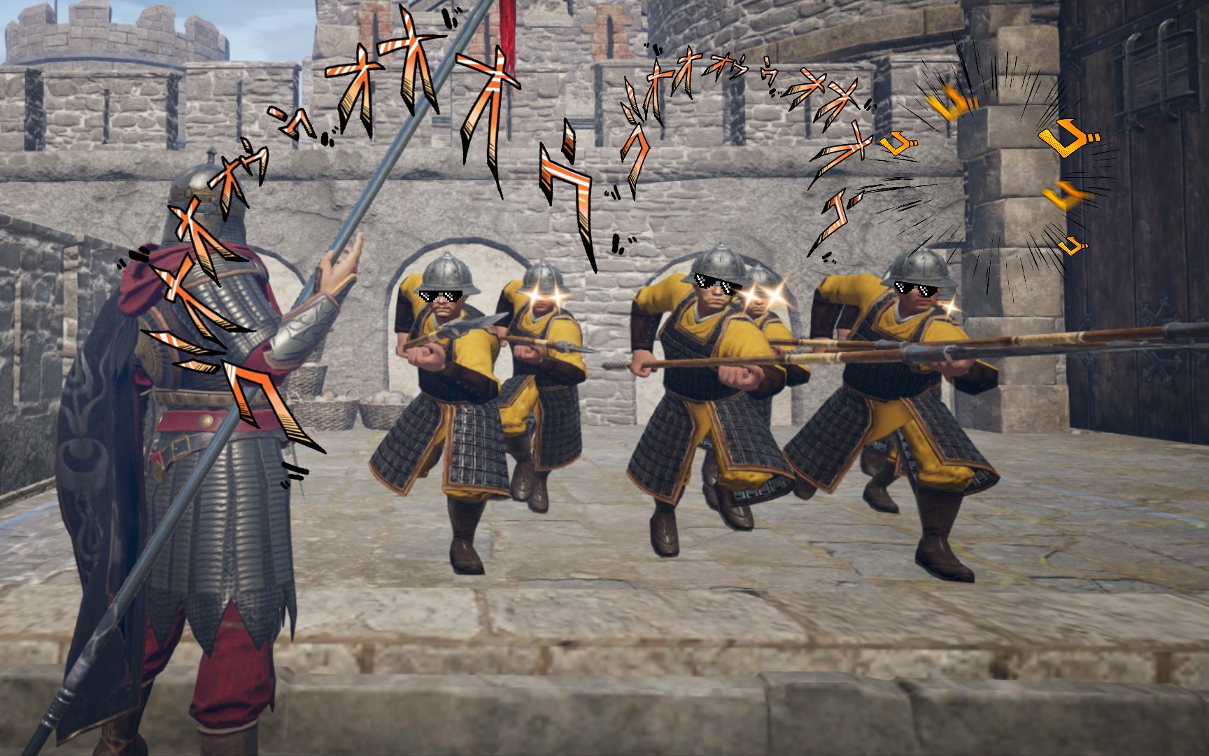 《战意》「城墙波兰翼」--俞家枪兵