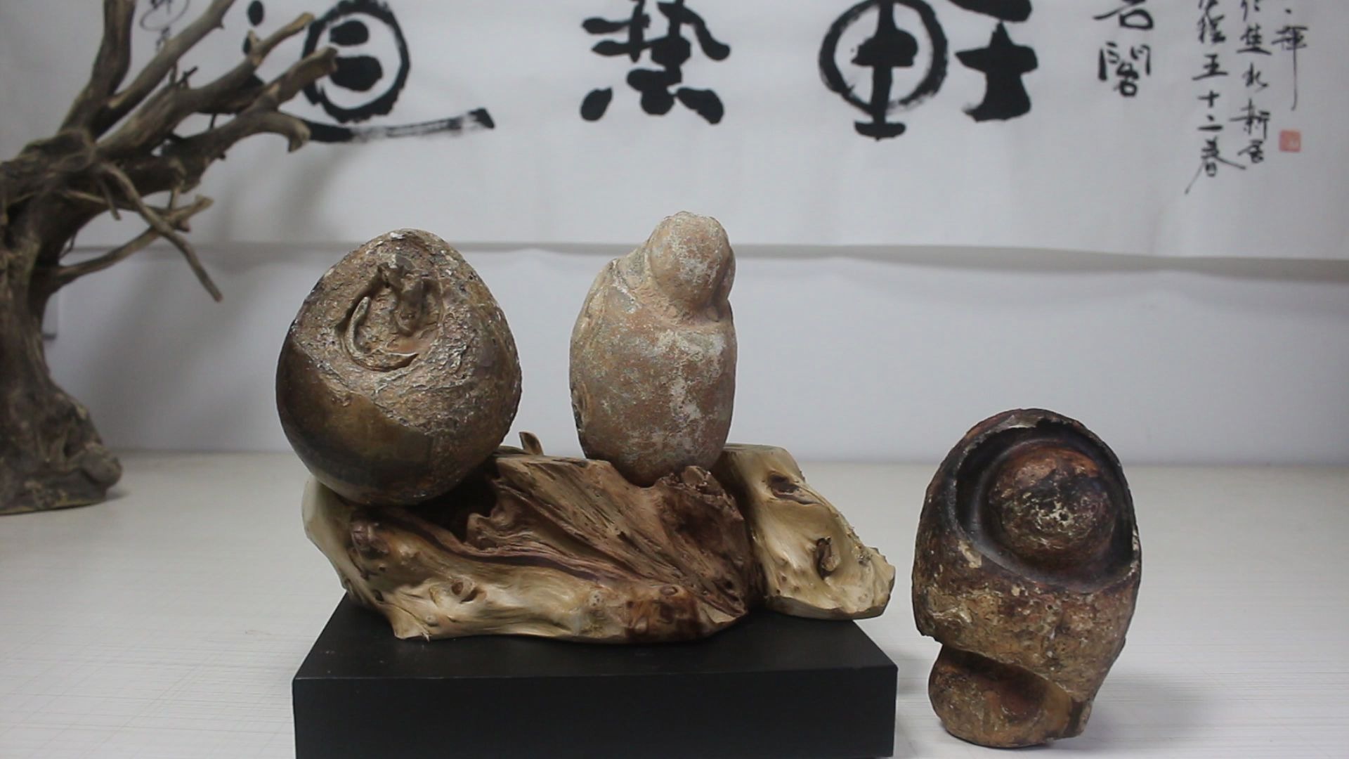 道艺轩福天下赏石记之非常适合盘玩的异域奇石埃及古磐石