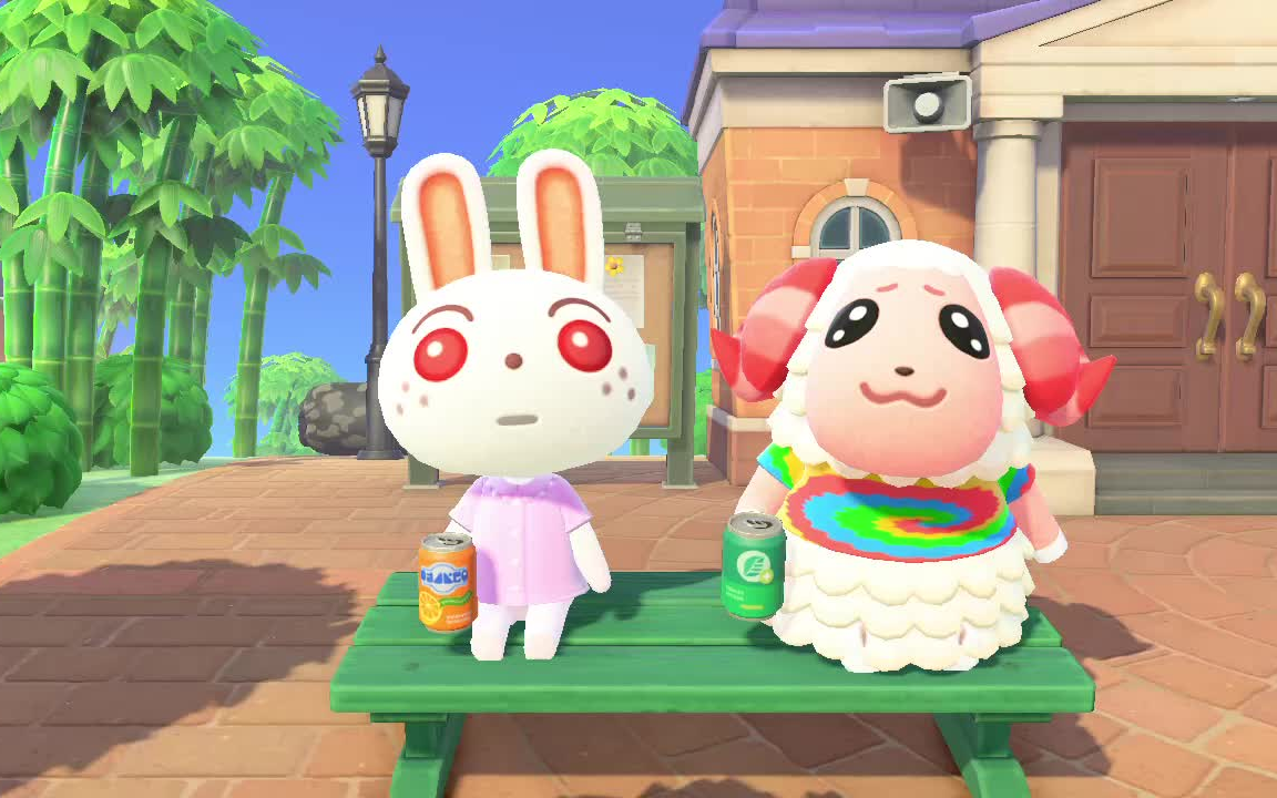 动森 我家月兔竟然长跳蚤了