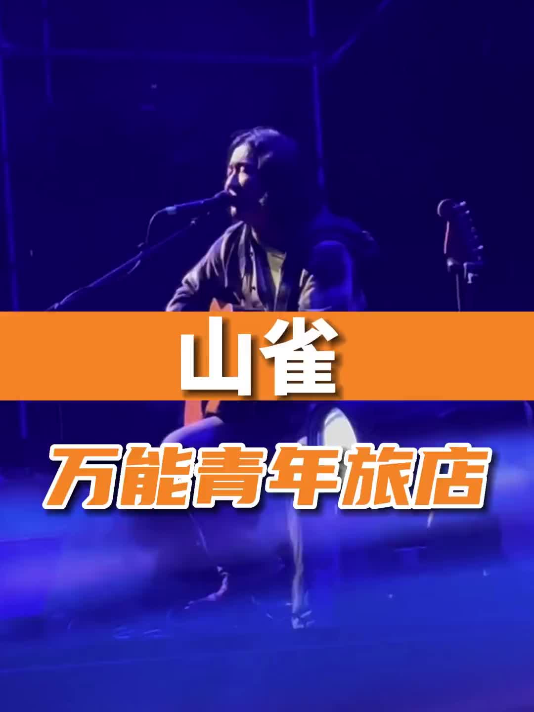 杀死那只石家庄的山雀万能青年旅店山雀摇滚音乐节现场民谣liv