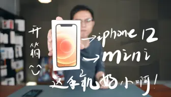 iPhone 12 mini 开箱：嗯～这身材 深得我心！