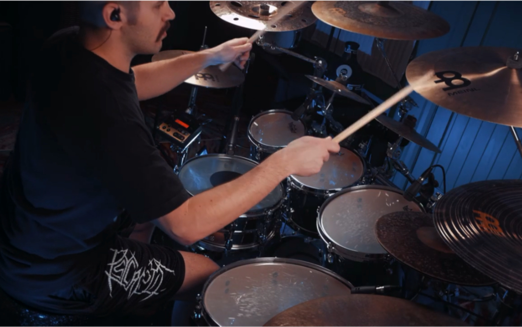 【鼓手演示】 美国前卫旋律死亡金属 inferi - behold the bearer of