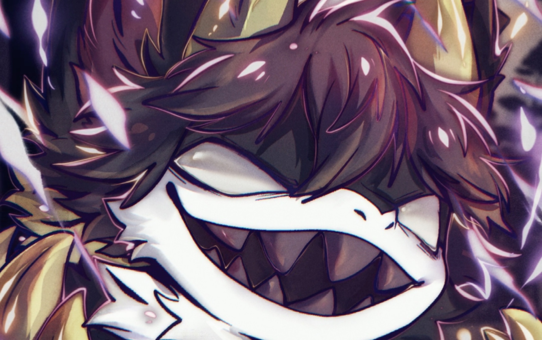 【amo 兽设绘绘画过程委托】疑 好好大一张嘴