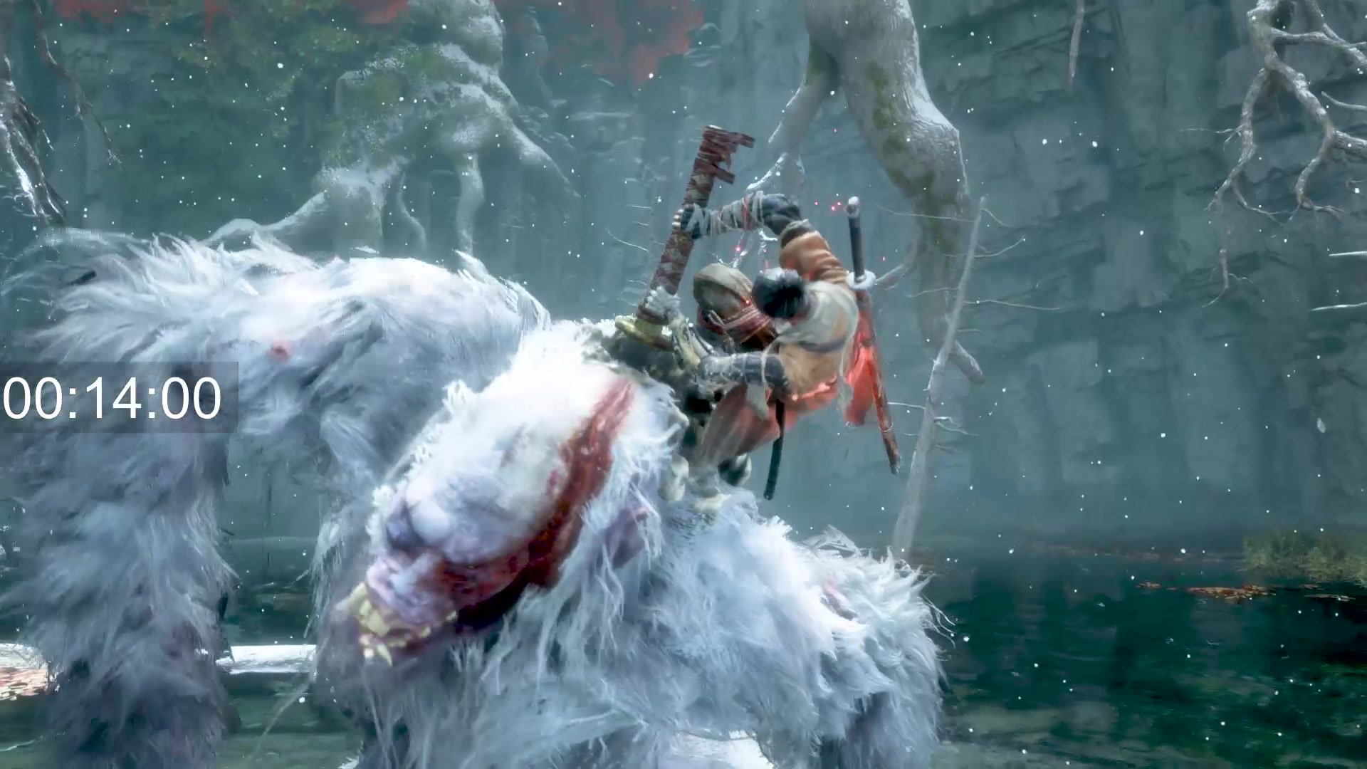 【只狼】攻击报表14秒拿下狮子猿