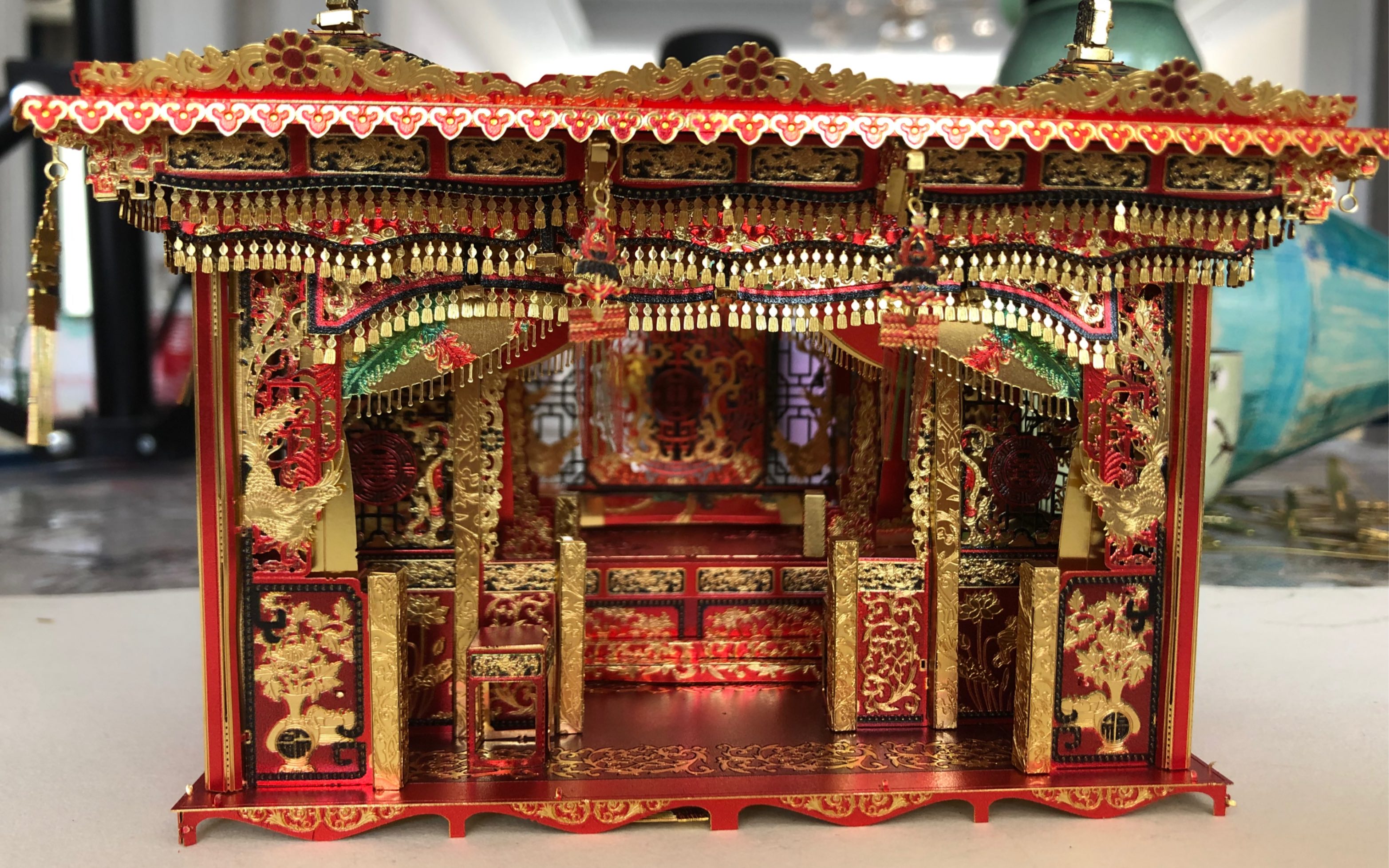 快来看看我拼的婚床吧 拼酷 十里红妆_婚床,比凤凰材料易断,想拼的小