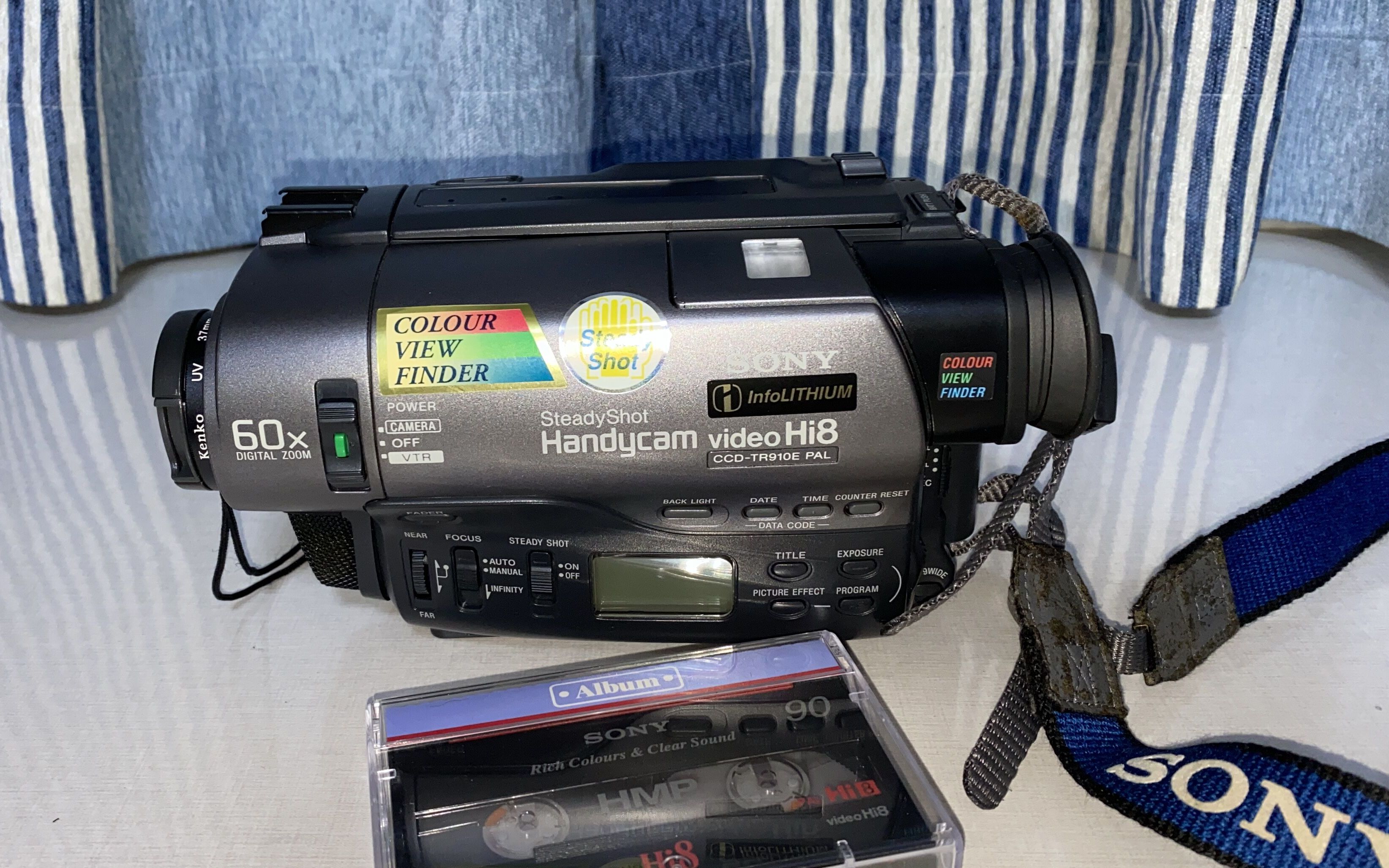 摄像机评测24年前的索尼ccdtr910e家用模拟摄像机介绍及室外拍摄测试