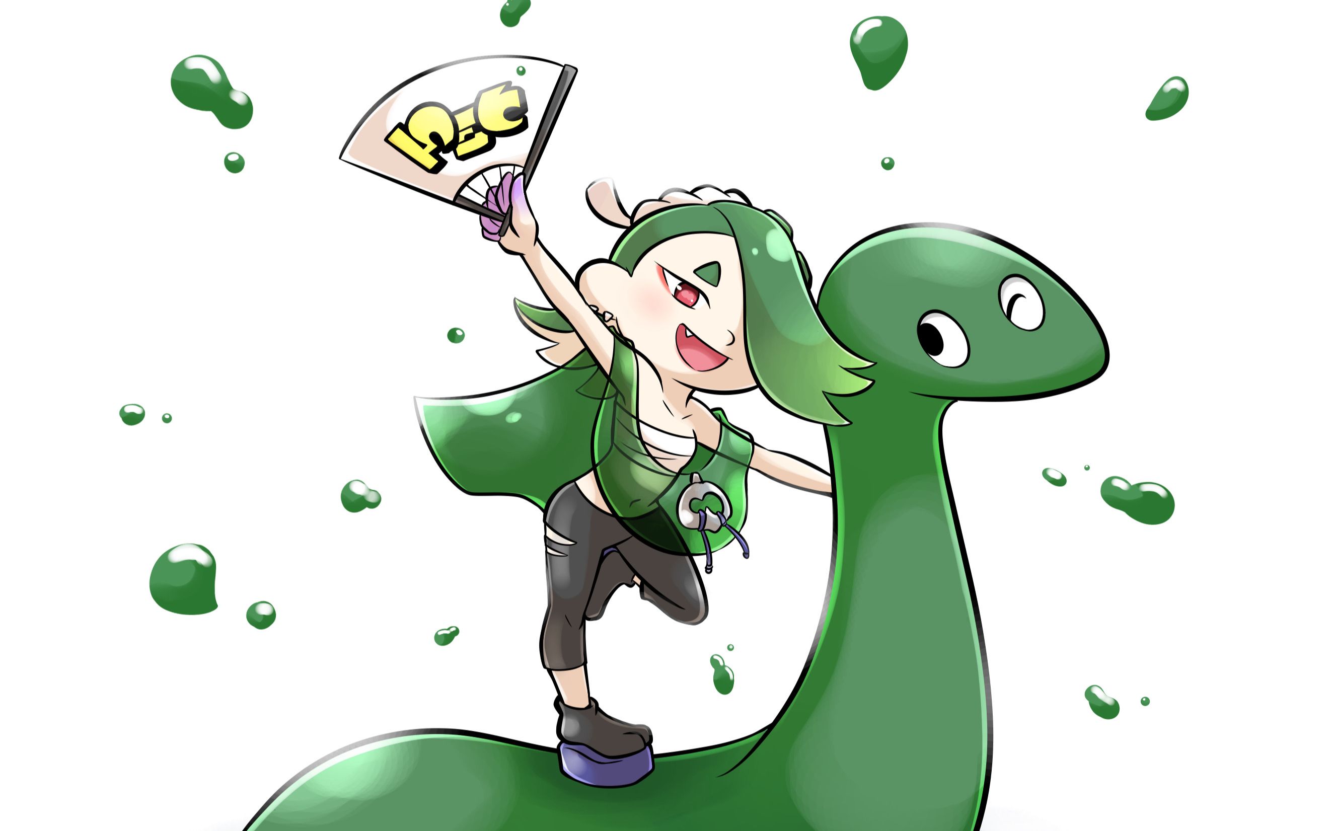 【斯普拉遁3】圆珠笔-加强后的喷射背包(四月祭典)