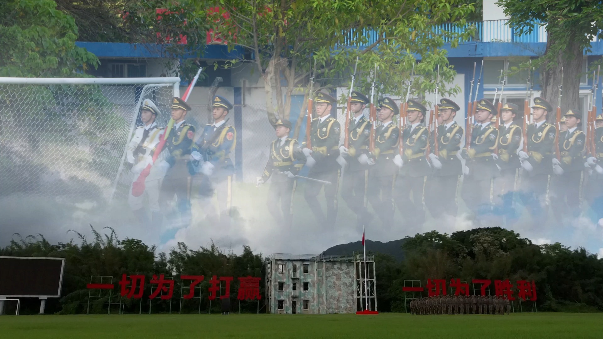 解放军驻港部队的石岗军营2025年开放日