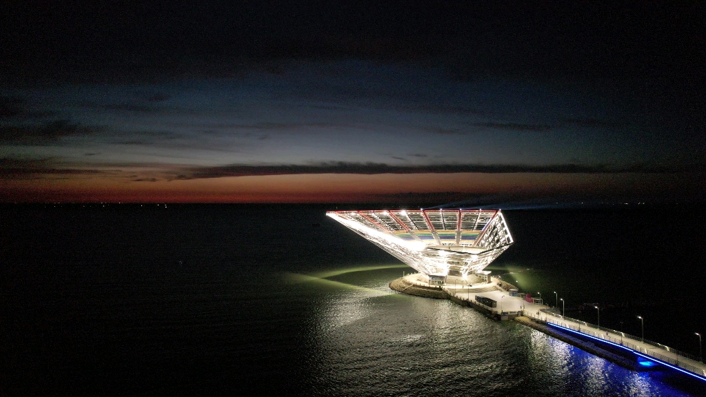 观海台夜景,air2s拍