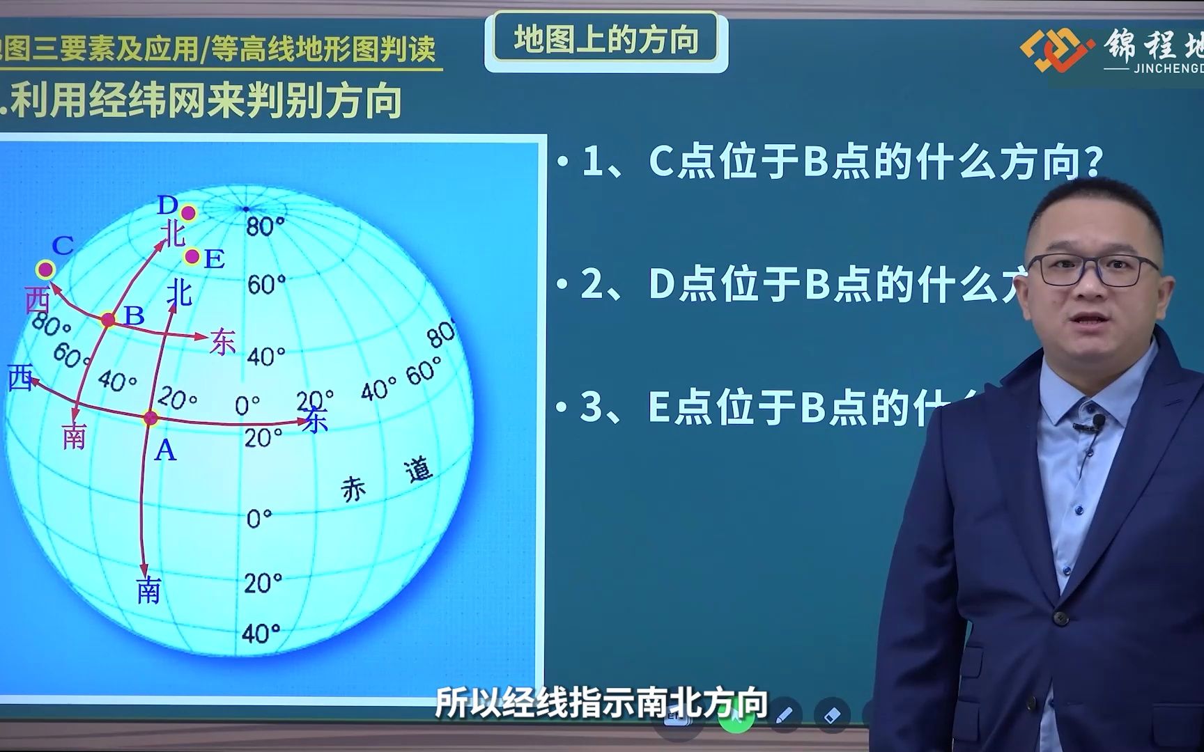 蒋锦程老师教你学习地图三要素及应用哔哩哔哩bilibili