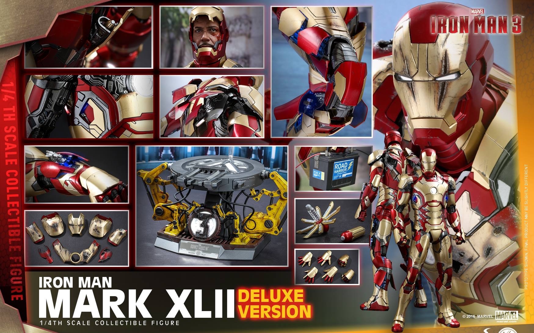 [图]Hot toys HT 1/4 Mark42 1/4马克42开箱视频