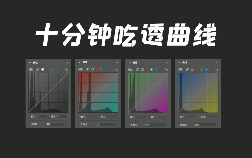 [图]【修图调色】十分钟吃透曲线原理