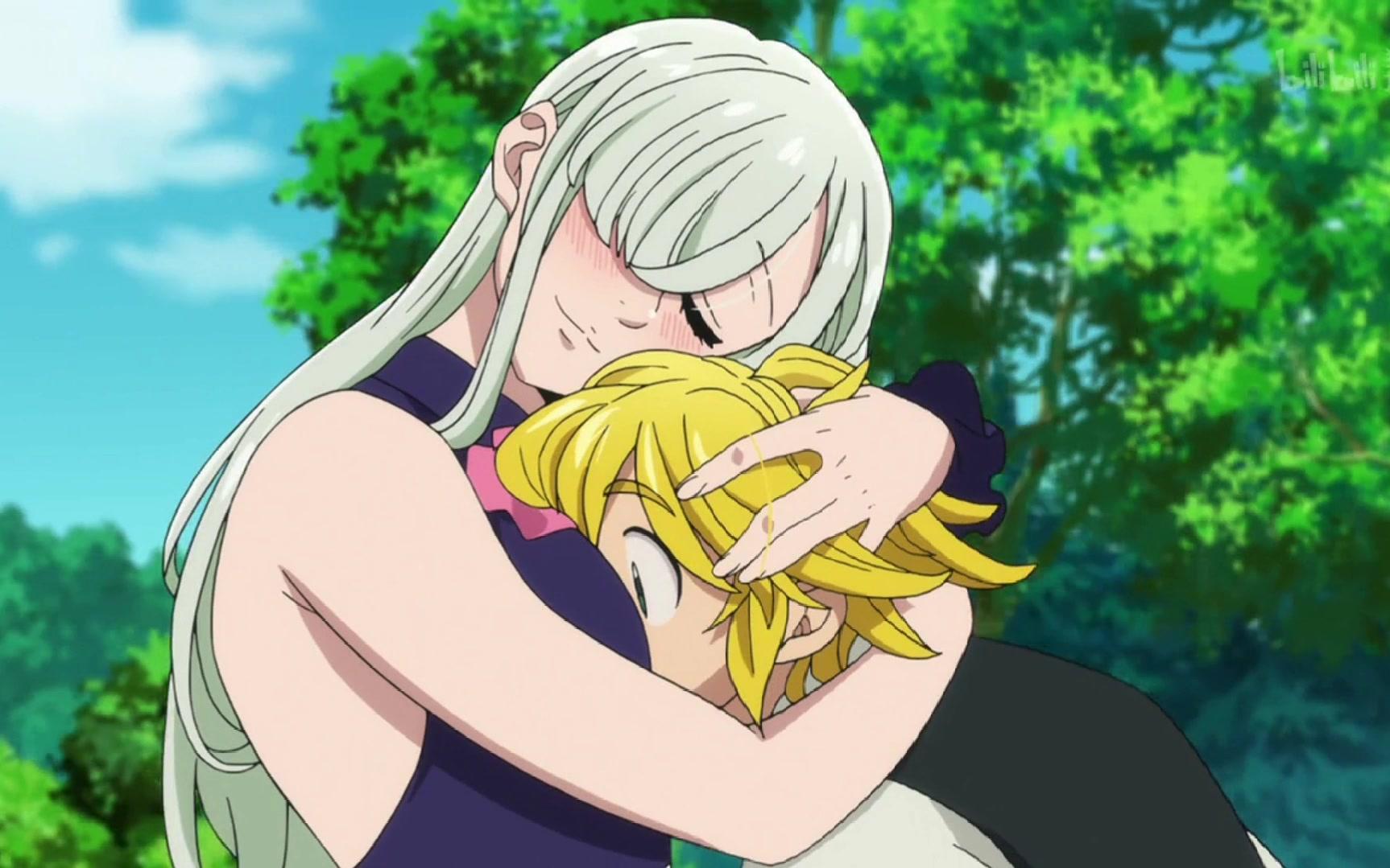 七大罪戒律的复活梅利奥达斯复活后再见伊丽莎白