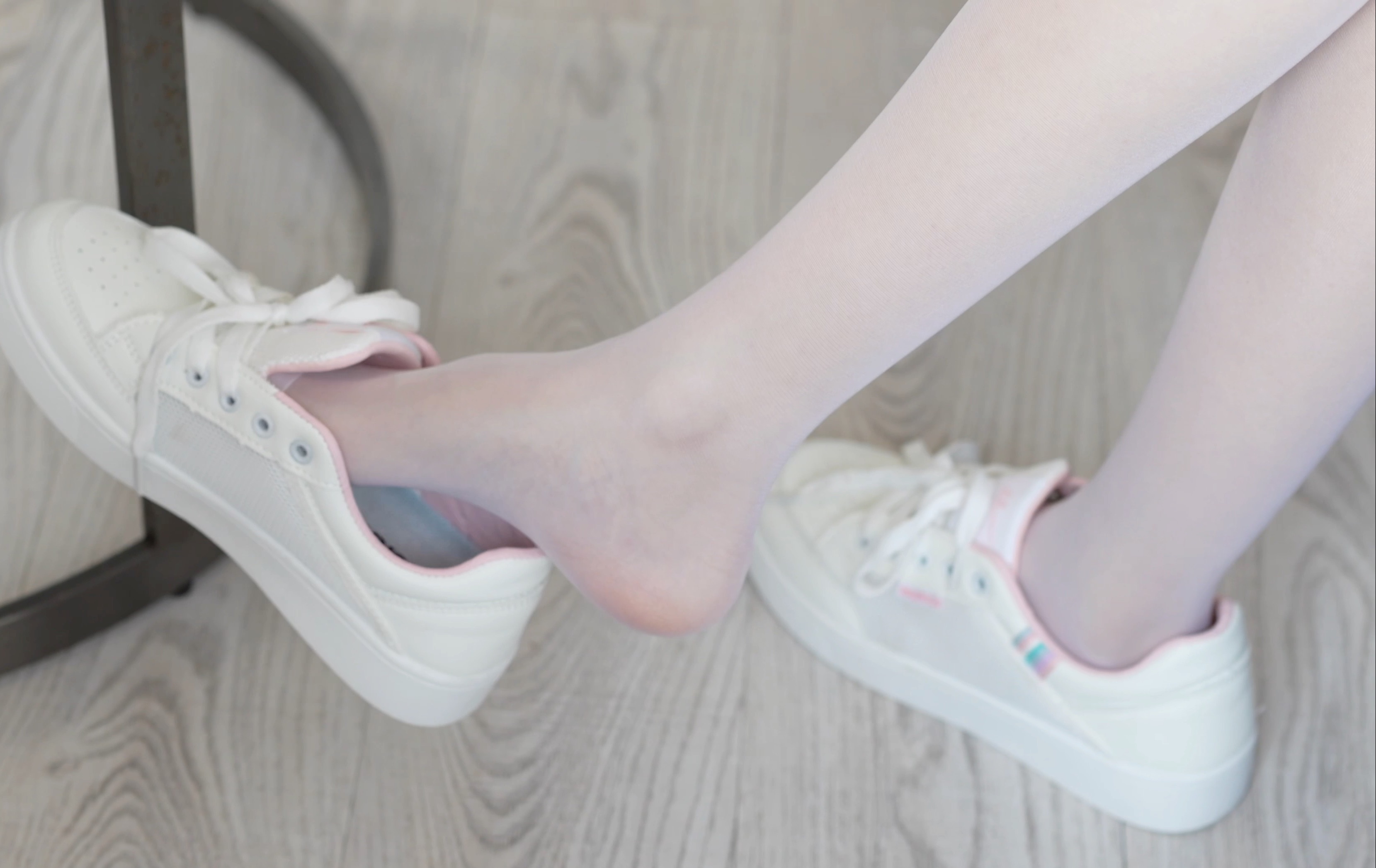 【袜啵啵344】稚予网球服粉白运动鞋