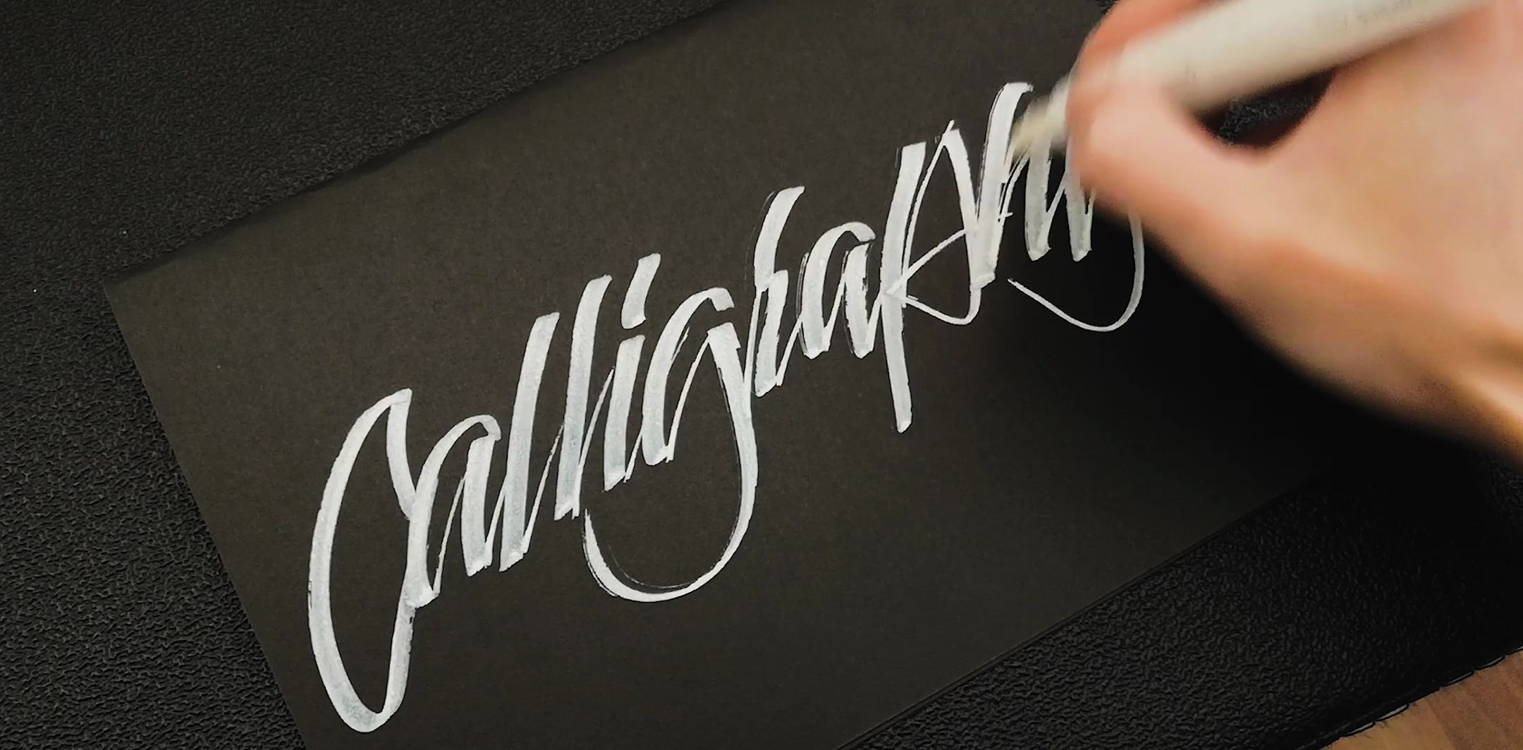 【英文书法】【calligraphy】用平头马克笔写brush