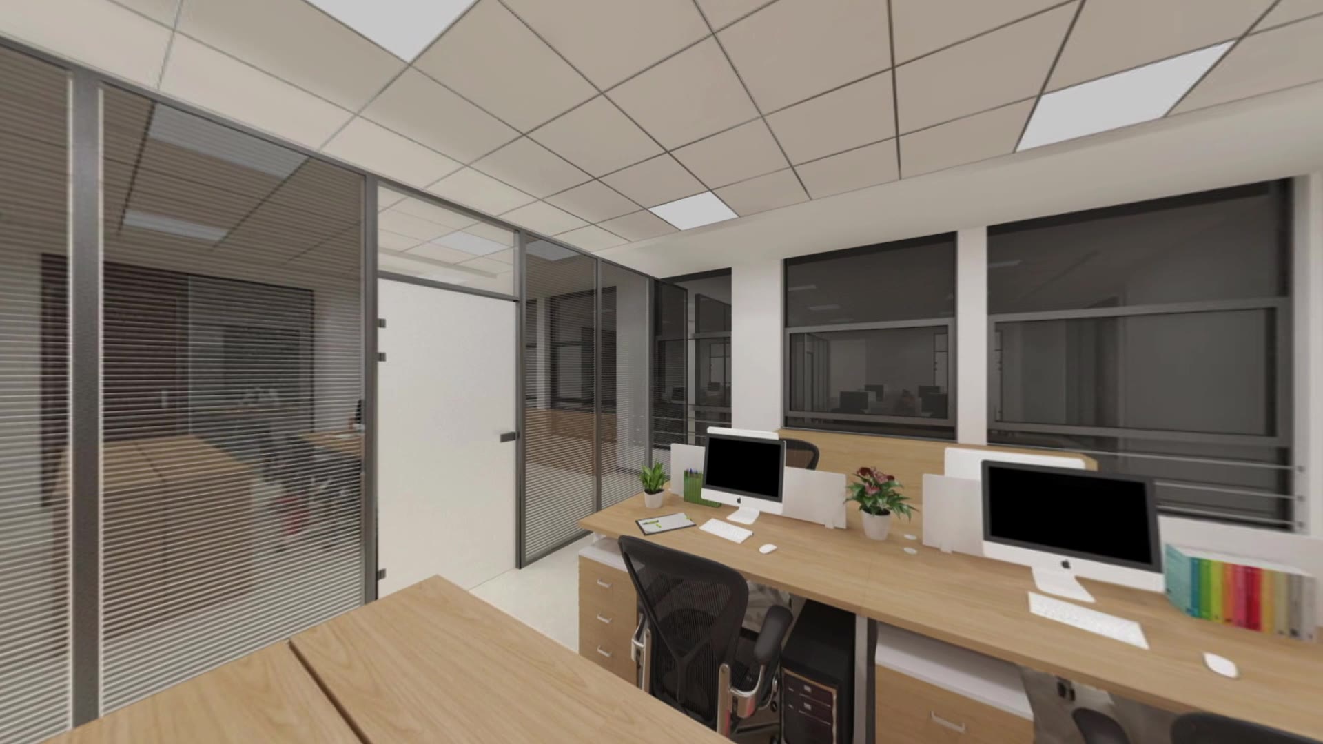 「宏大佳业」封闭式财务办公室环境欣赏_哔哩哔哩 (゜-゜)つロ 干杯