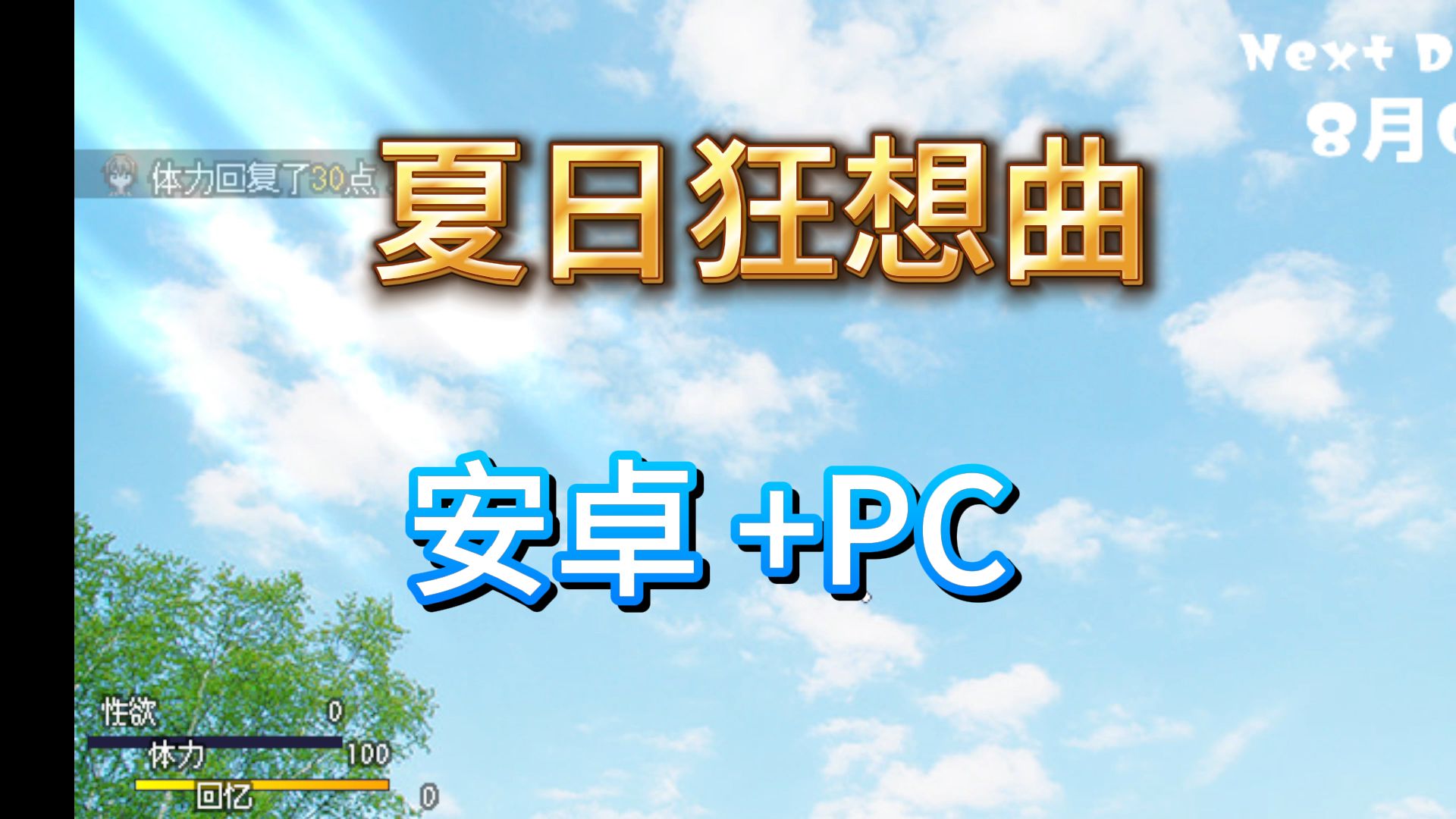 [图]1月最新【夏日狂想曲】安卓+PC+自带全解锁存档！！