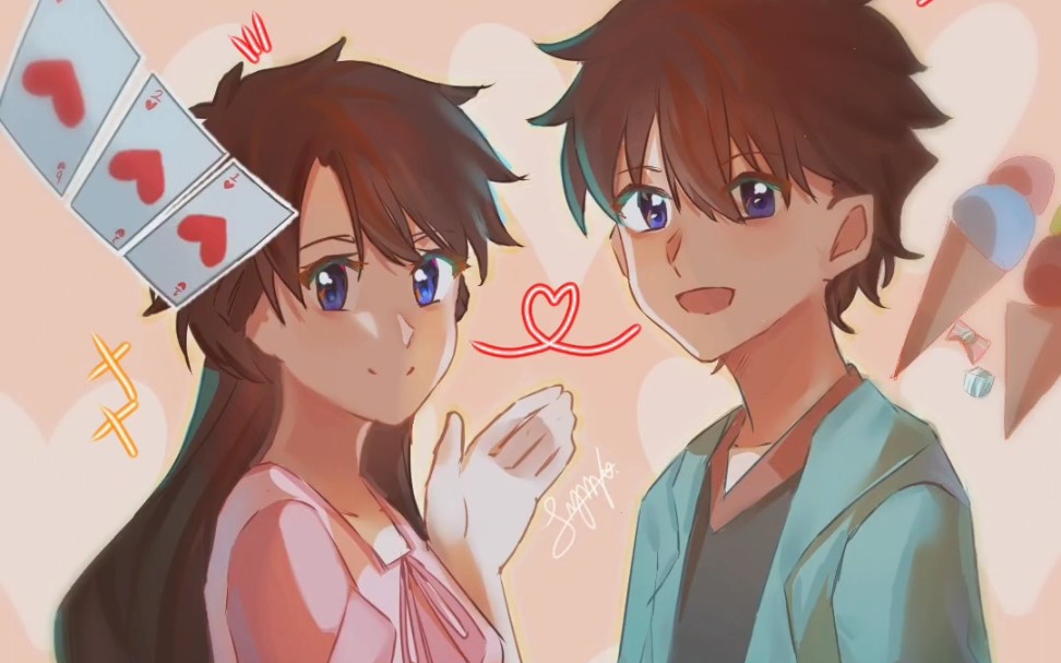 快青结婚吧～七夕贺图