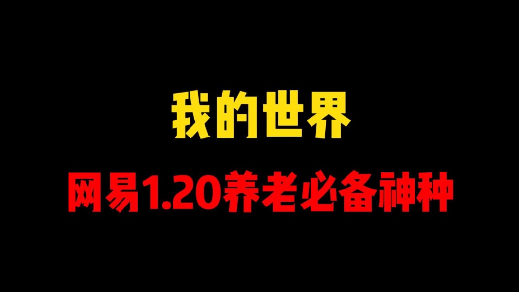 网易1.20养老种子很像桃花源记!我的世界