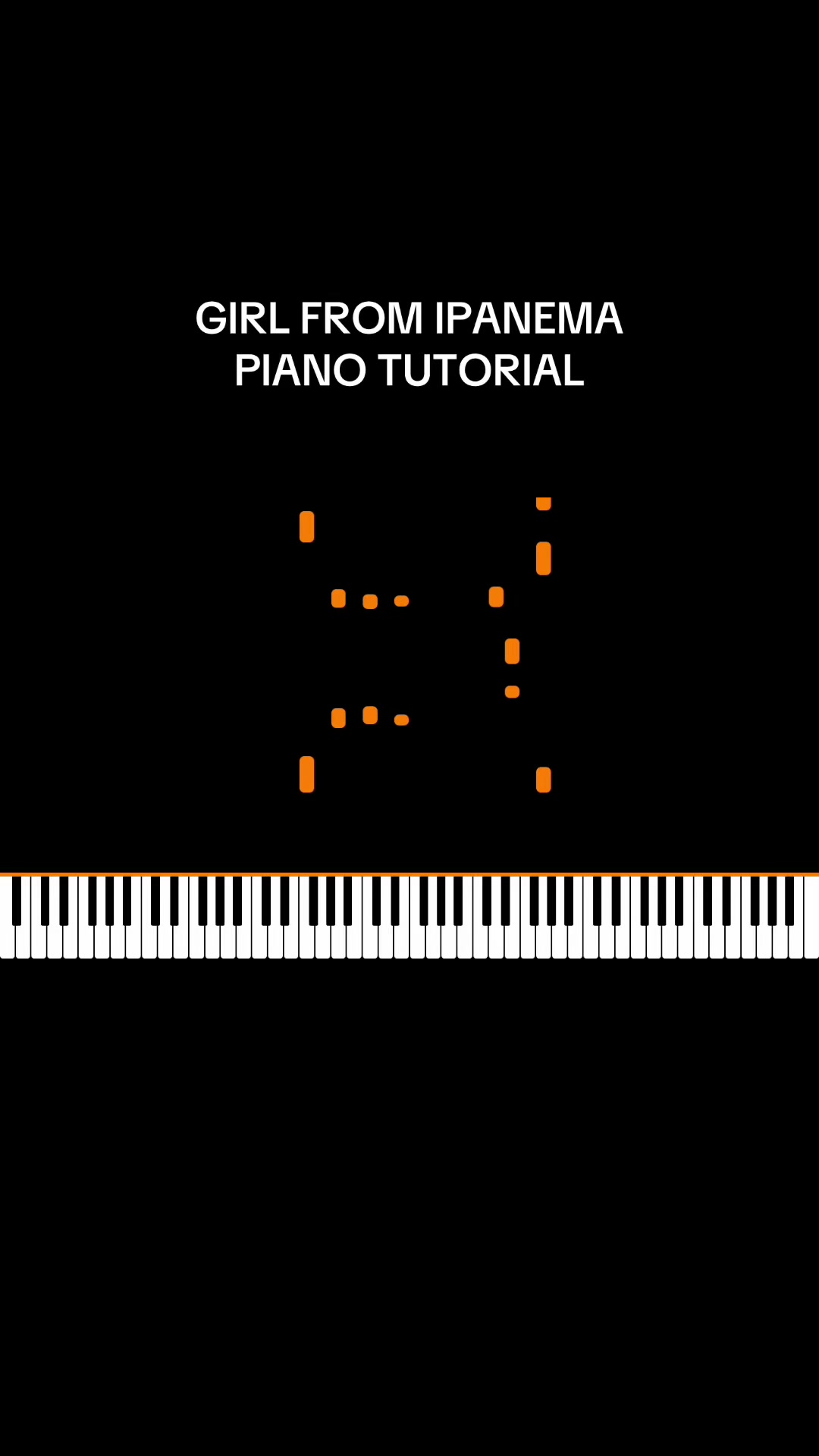 Girl from ipanema Piano Tutorial哔哩哔哩bilibili