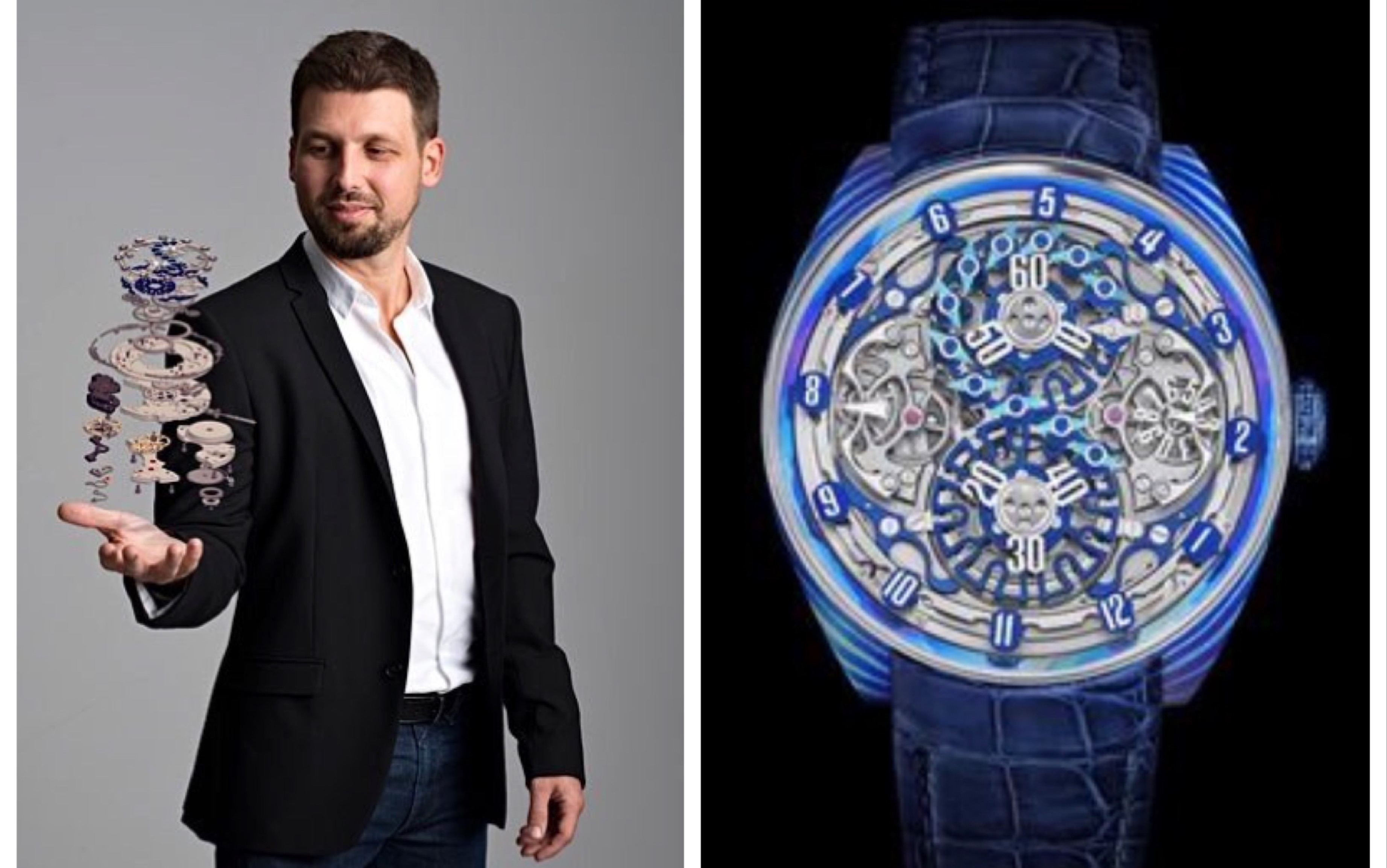 【独立制表欣赏】瑞士独立制表品牌genus 表盘没有表针,而是通过外环