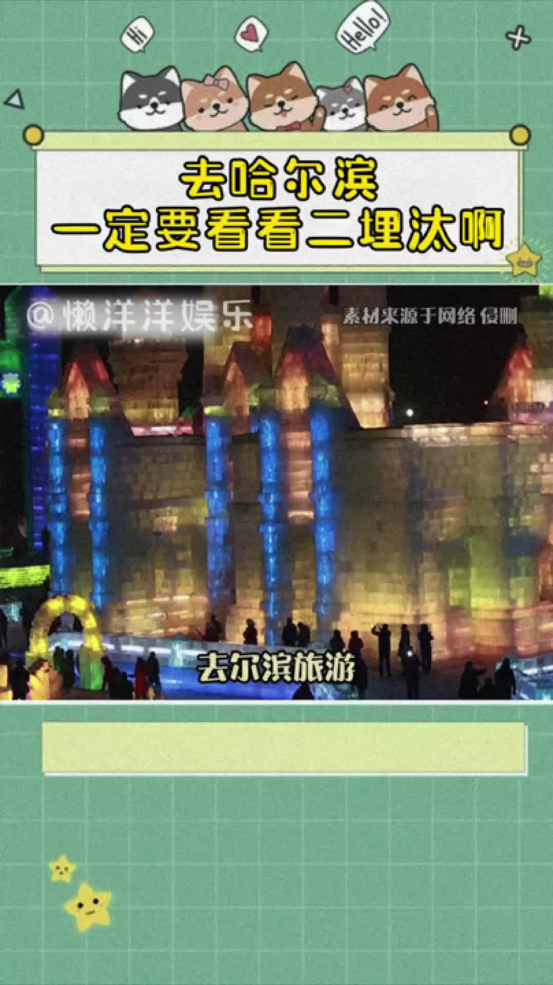 去哈尔滨一定要看看二埋汰啊!哔哩哔哩bilibili