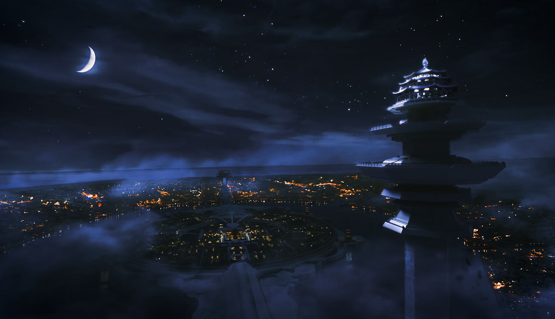 欢迎来到玉骨遥里的云荒大陆!玉骨遥里的空镜美学,真的有被惊艳到!