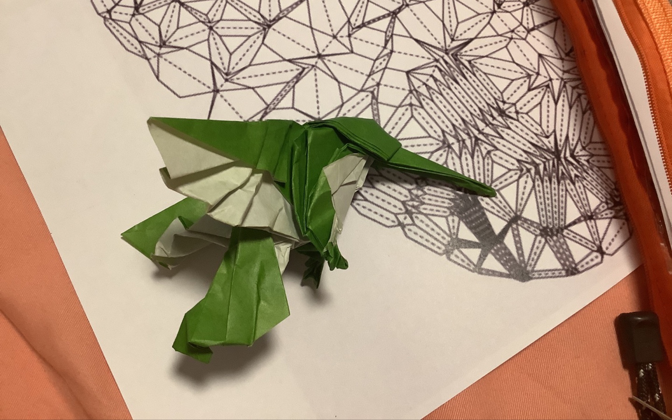 高级蜂鸟折纸图片