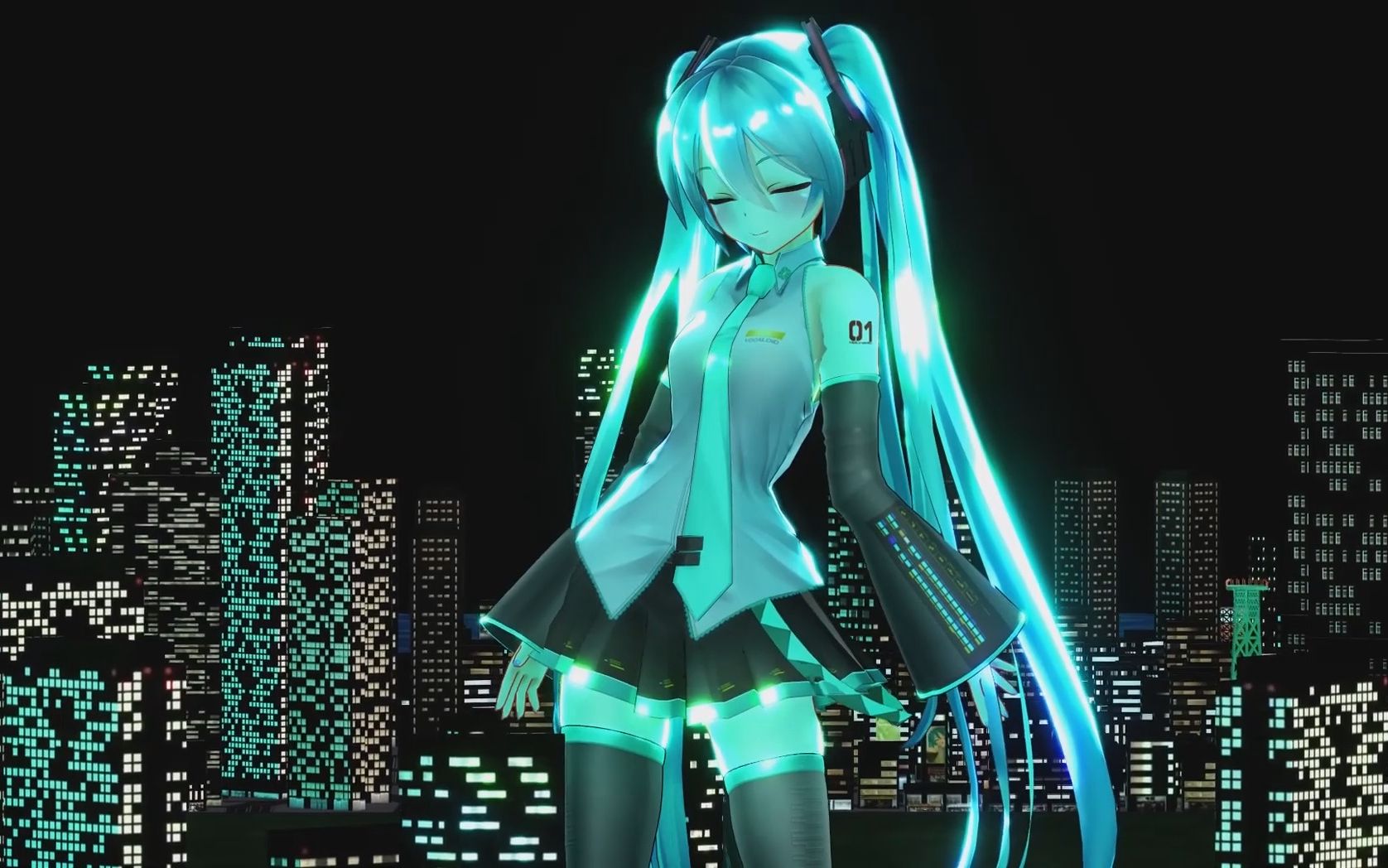 奇奇怪怪,巨大的miku站在城市中,发生了这件事之后她就醒了