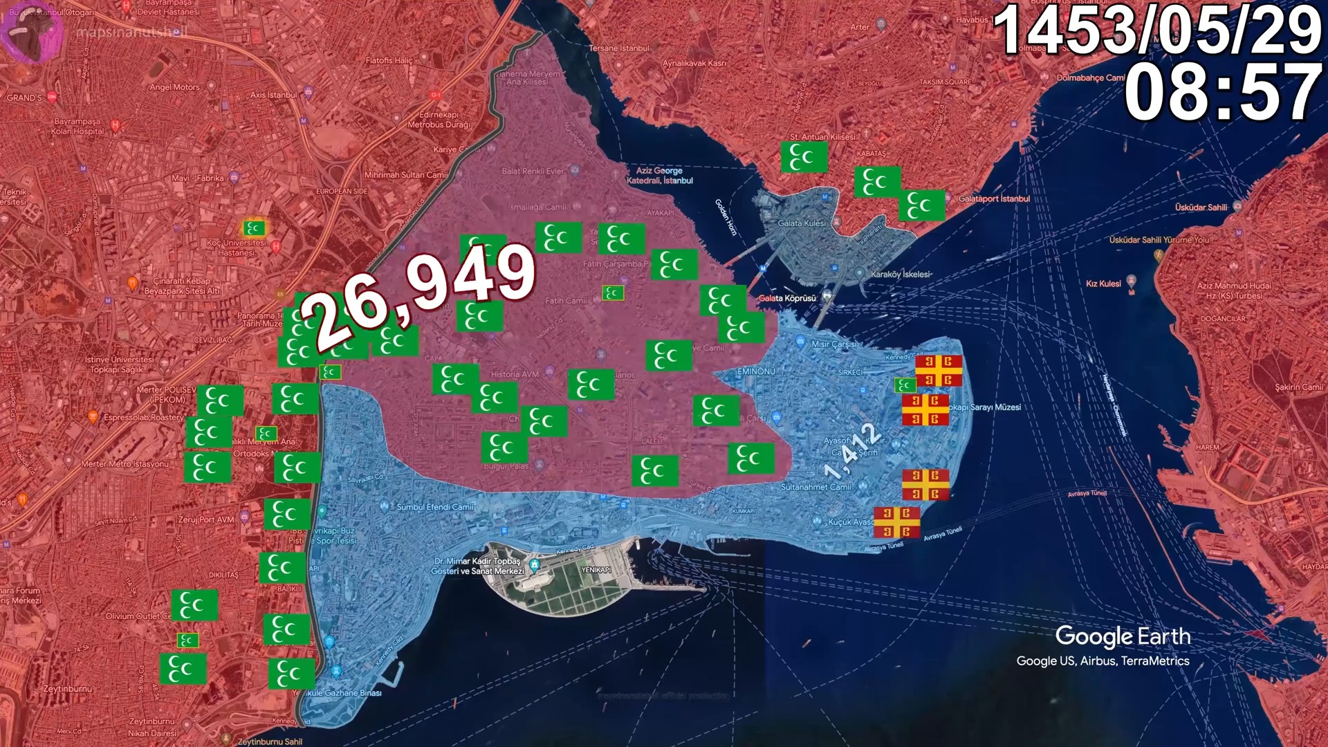 君士坦丁堡陷落的过程