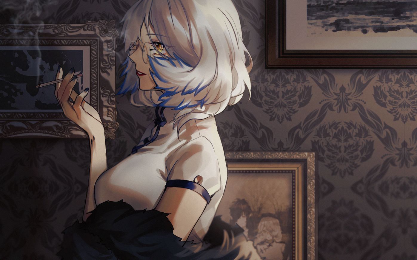 活动作品板绘梓兰上色