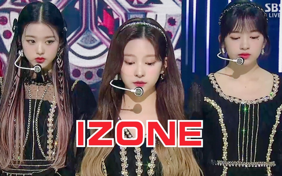 [图]最后一次打歌！IZONE《幻想童话》末放！全员黑天鹅！有互换动作～