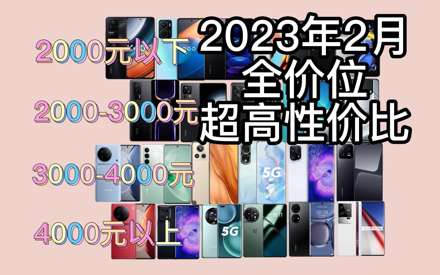 【巨划算】【手機推薦】2023年3月值得購買!