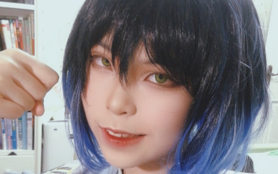 鬼灭之刃伊之助cos妆面记录_哔哩哔哩_bilibili