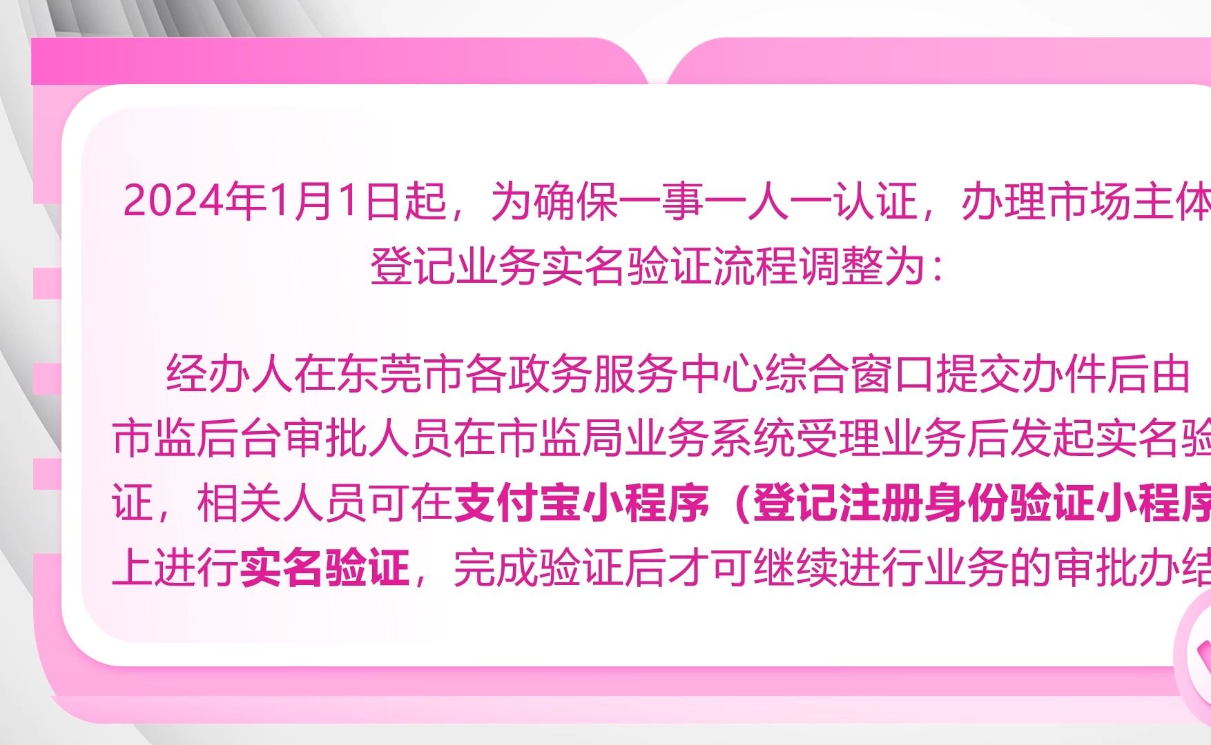 市监登记业务支付宝实名验证操作指南哔哩哔哩bilibili